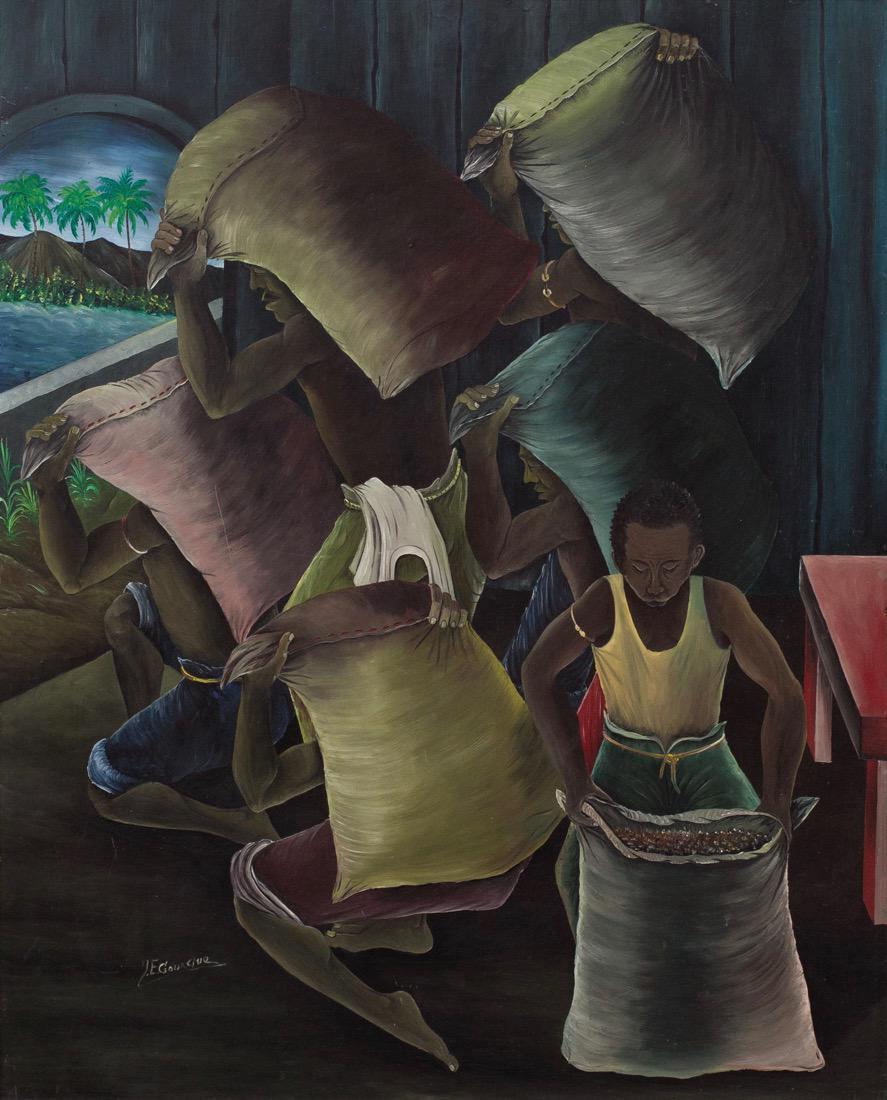 Jacques Enguerrand Gourgue (Haitian) Laborers, (1 of 2)