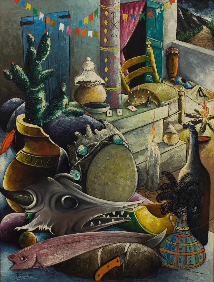 Jacques Enguerrand Gourgue (Haitian) Black Magic, (1 of 2)