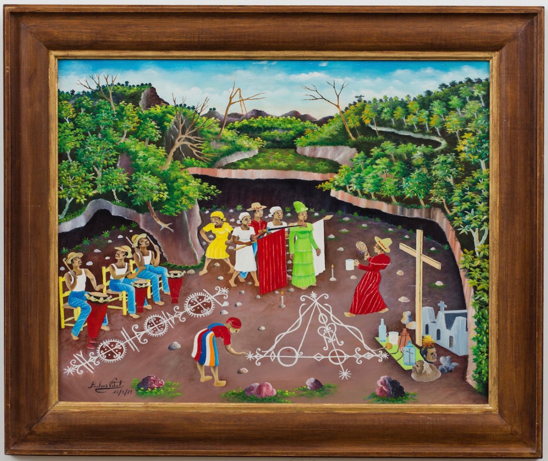 Pauleus Vital (Haitian) Vodou Ceremony, (1 of 1)