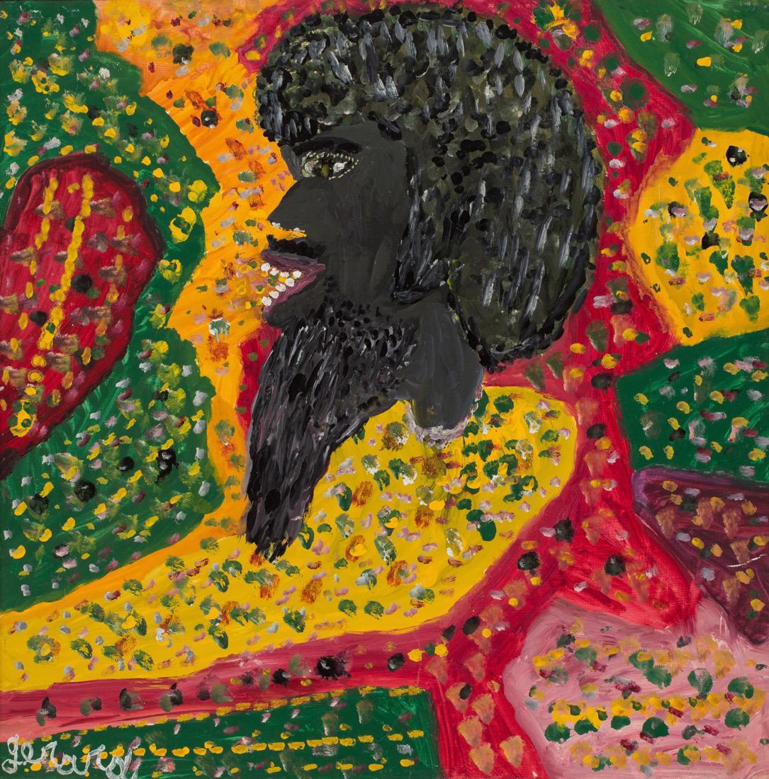 Gerard Fortune (Haitian) Profile in Abstract Landscape, (1 of 2)