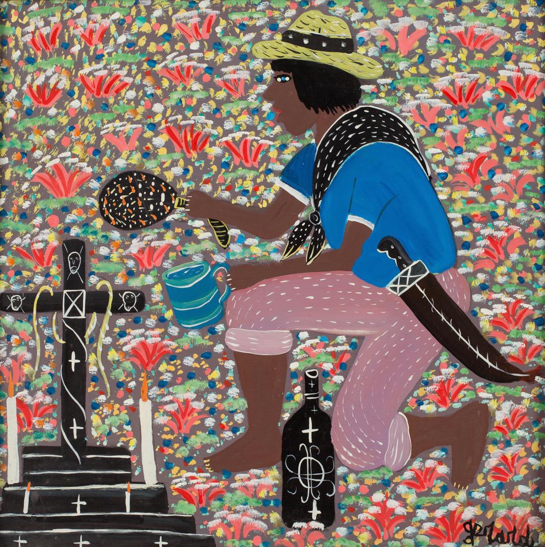 Gerard Fortune (Haitian) Baron Samedi, (1 of 2)