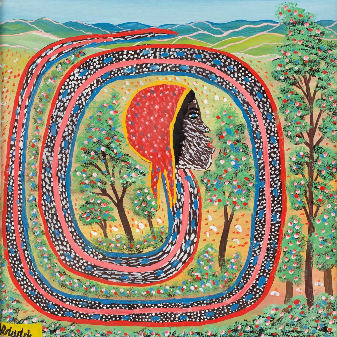 Gerard Fortune (Haitian) Dambala (Vodou Creation God) (1 of 2)