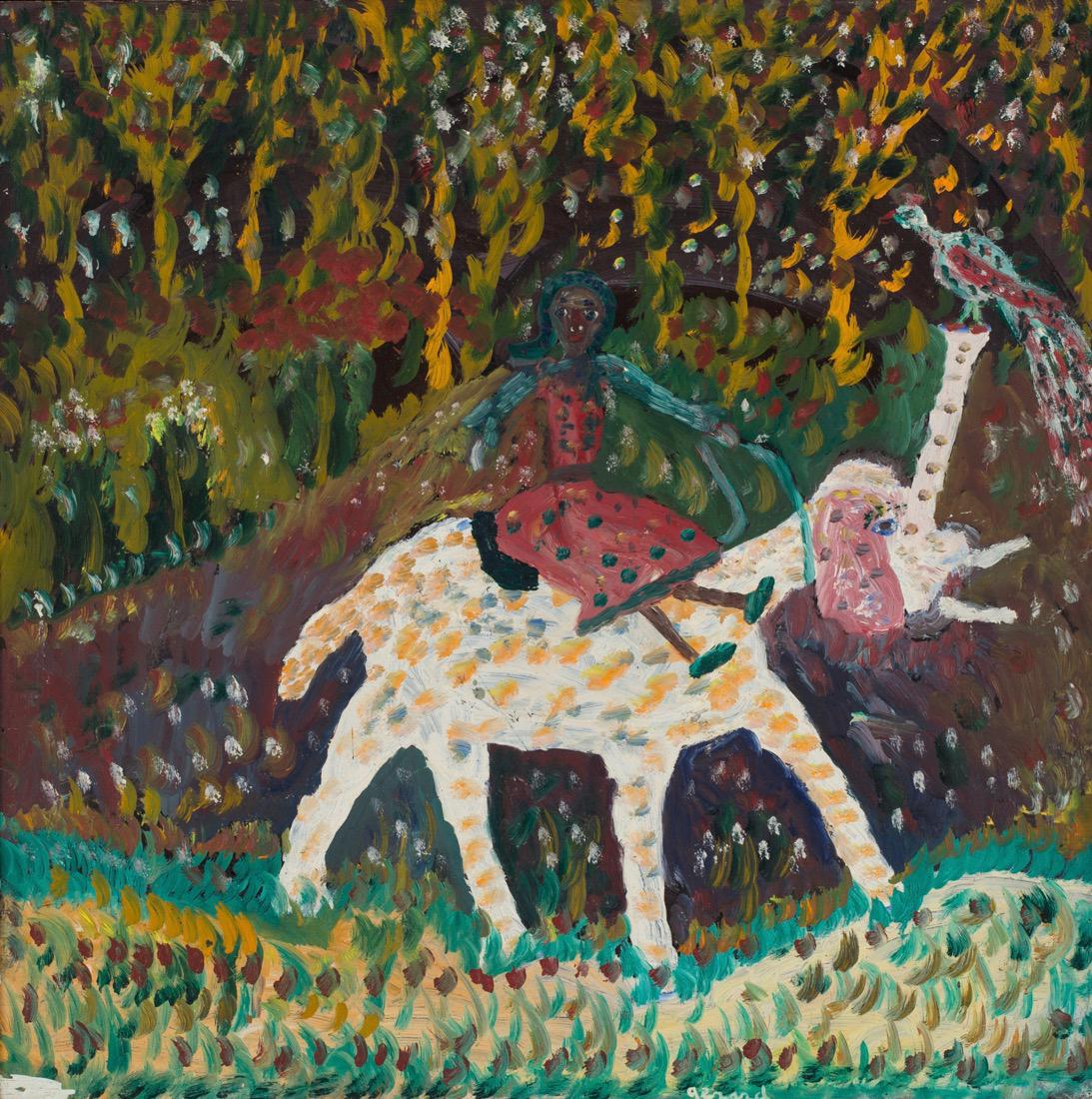 Gerard Fortune (Haitian) Rider with Animals,  c. (1 of 2)