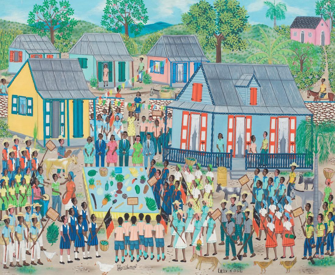 Eddy Valmont (Haitian) Farm Collective Celebration, (1 of 2)