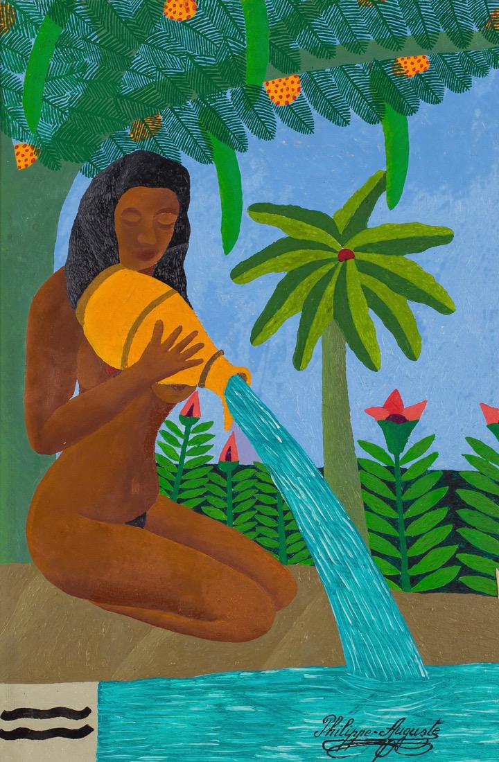 Salnave Philippe-Auguste (Haitian) Zodiac Aquarius, (1 of 2)