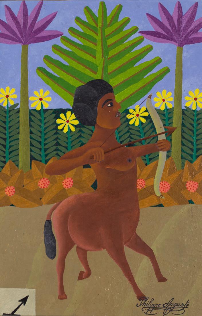 Salnave Philippe-Auguste (Haitian) Zodiac Sagittarius, (1 of 2)