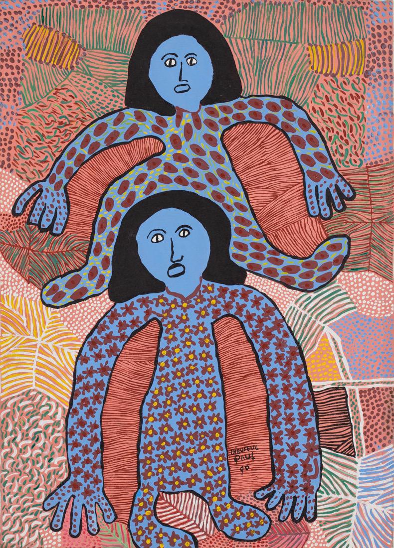 Dieuseul Paul (Haitian) Two Loas, St. Soleil, Haiti (1 of 2)