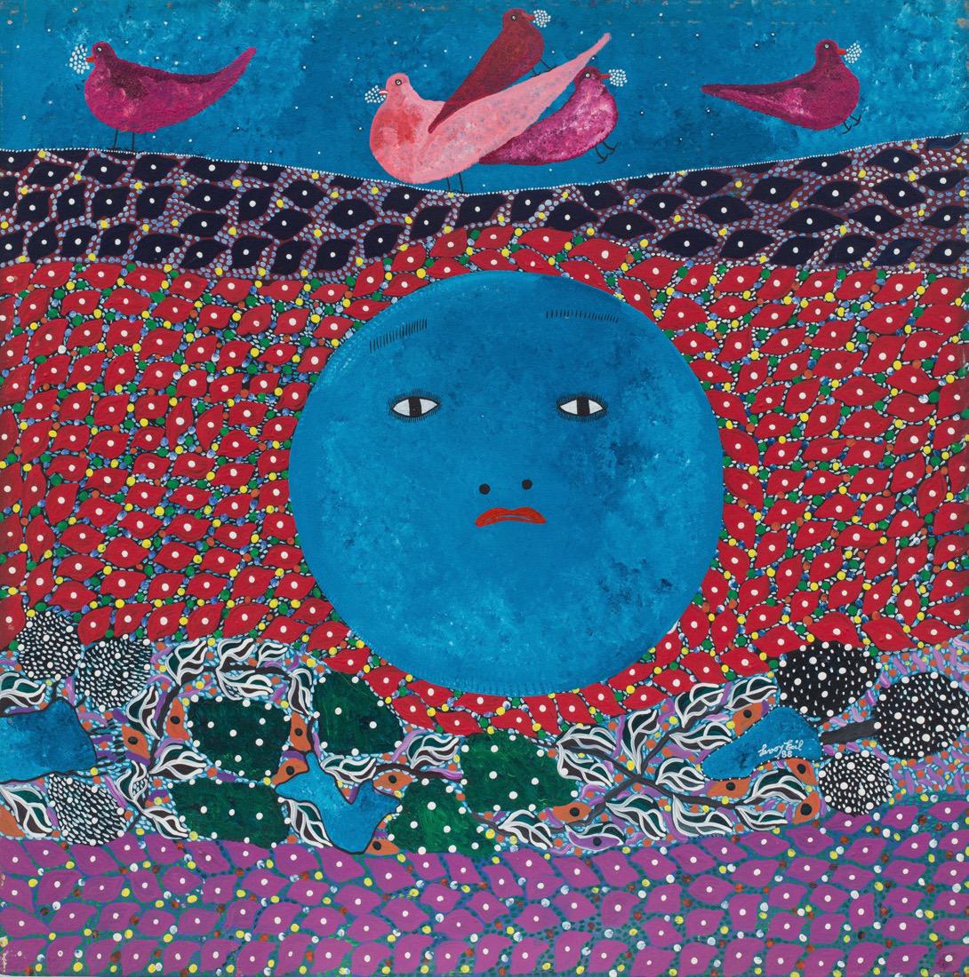 Levoy Exil (Haitian) Blue Sun, St. Soleil, Haiti (1 of 1)