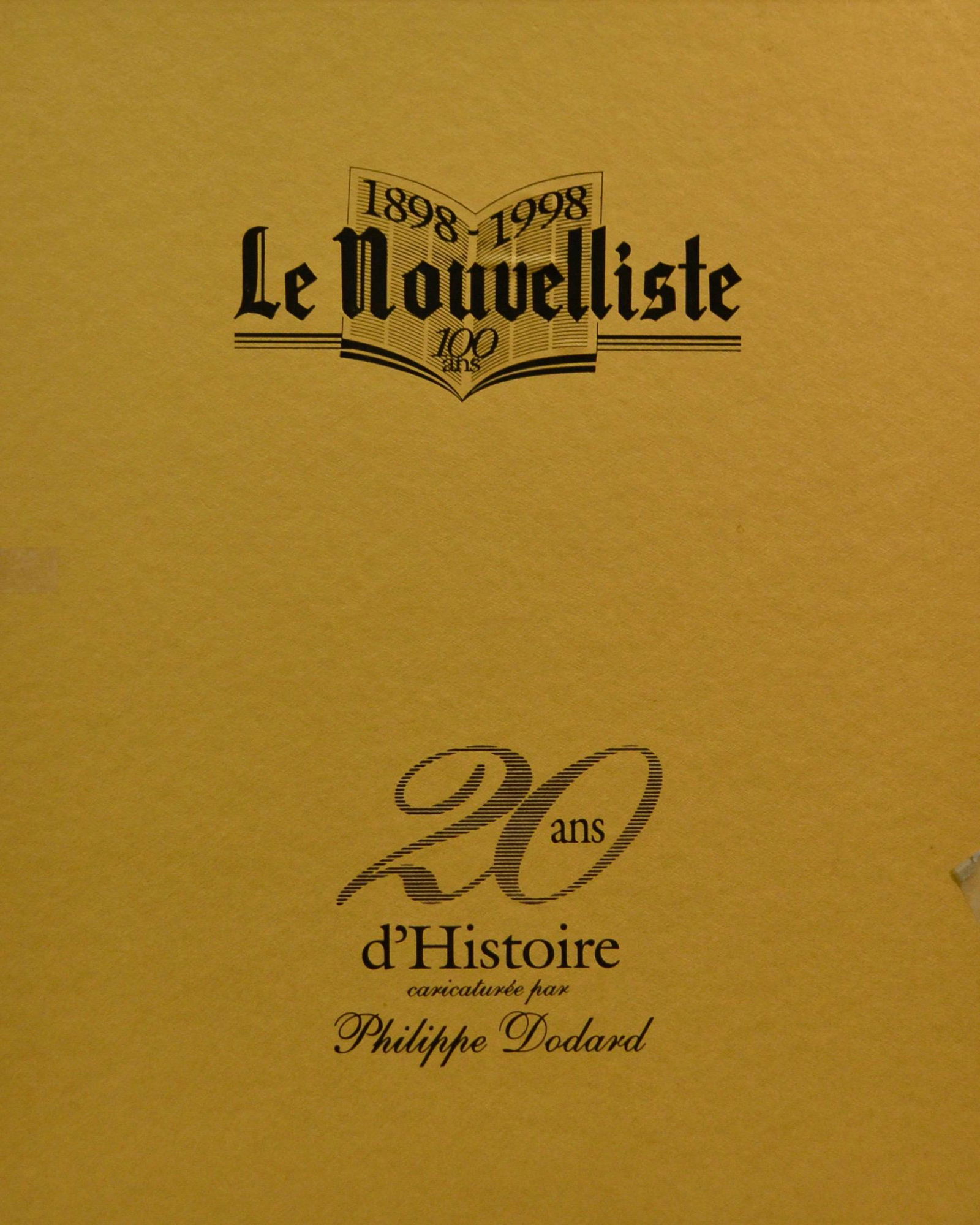 Philippe Dodard (Haitian/Haiti) Political Caricature: Philippe Dodard (Haitian/Port-au-Prince, b.1954) 20 ans d'Histore caricaturee par Philippe Dodard 20 sheets, 1980-1997 Dimensions: 20 x 15 3/4 inches No. 207 of 500 Inscribed: To Jonathan (Demme) with