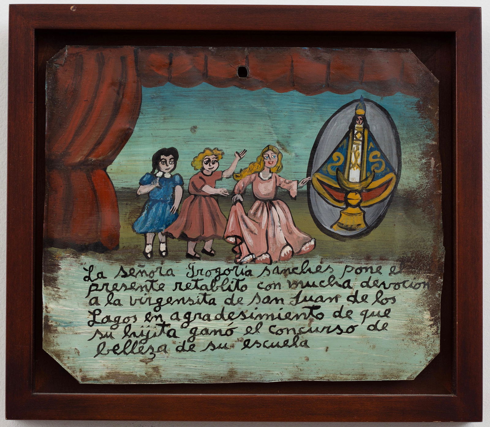 Mexican Retablo (20th Century/Anonymous)  La Senora (1 of 1)