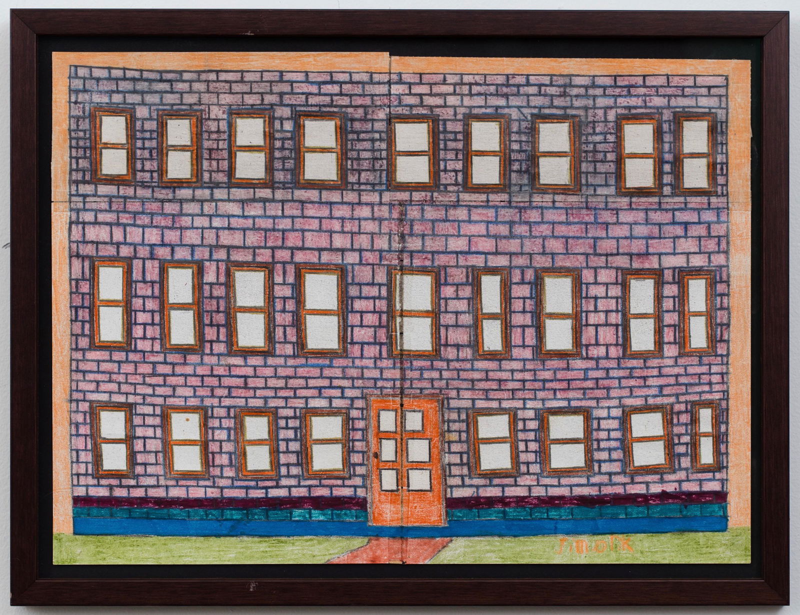Jim Work (American) Brick Building, c. 1970 (1 of 1)