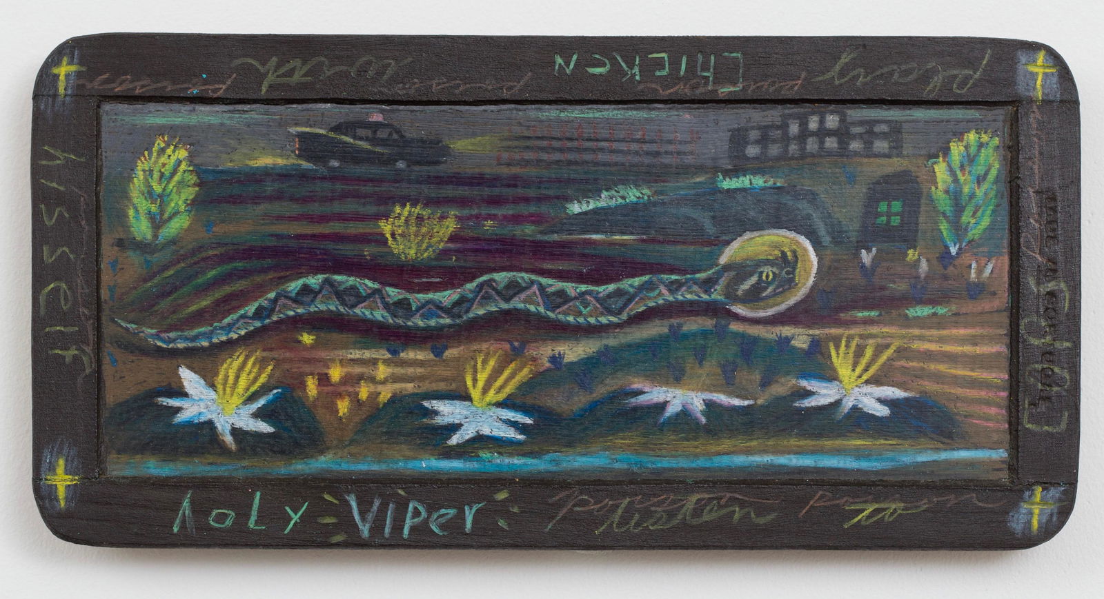 Tony Fitzpatrick (American) Viper, on slate (1 of 1)