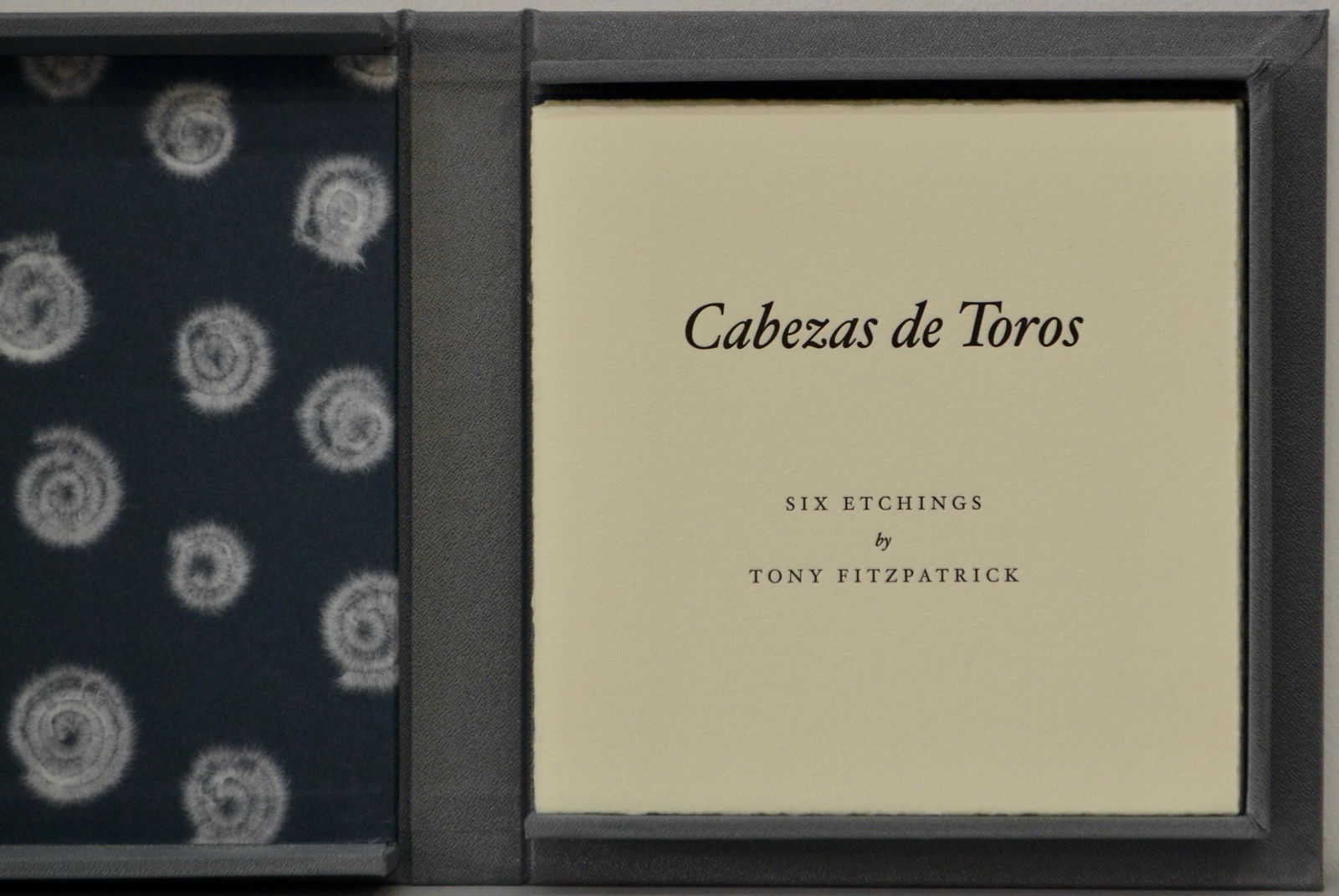 Tony Fitzpatrick (American) Cabezas de Toros, Signed (1 of 9)