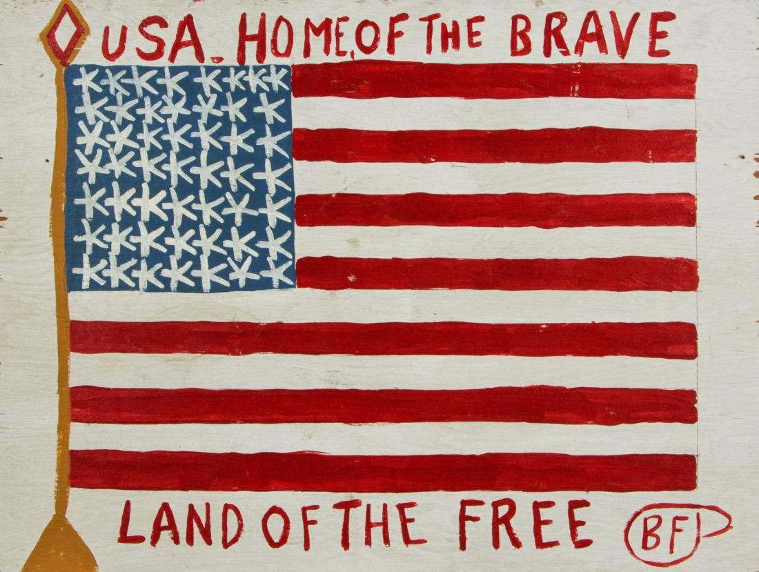 B.F. Perkins (American) USA Home of the Brave/Land of (1 of 1)