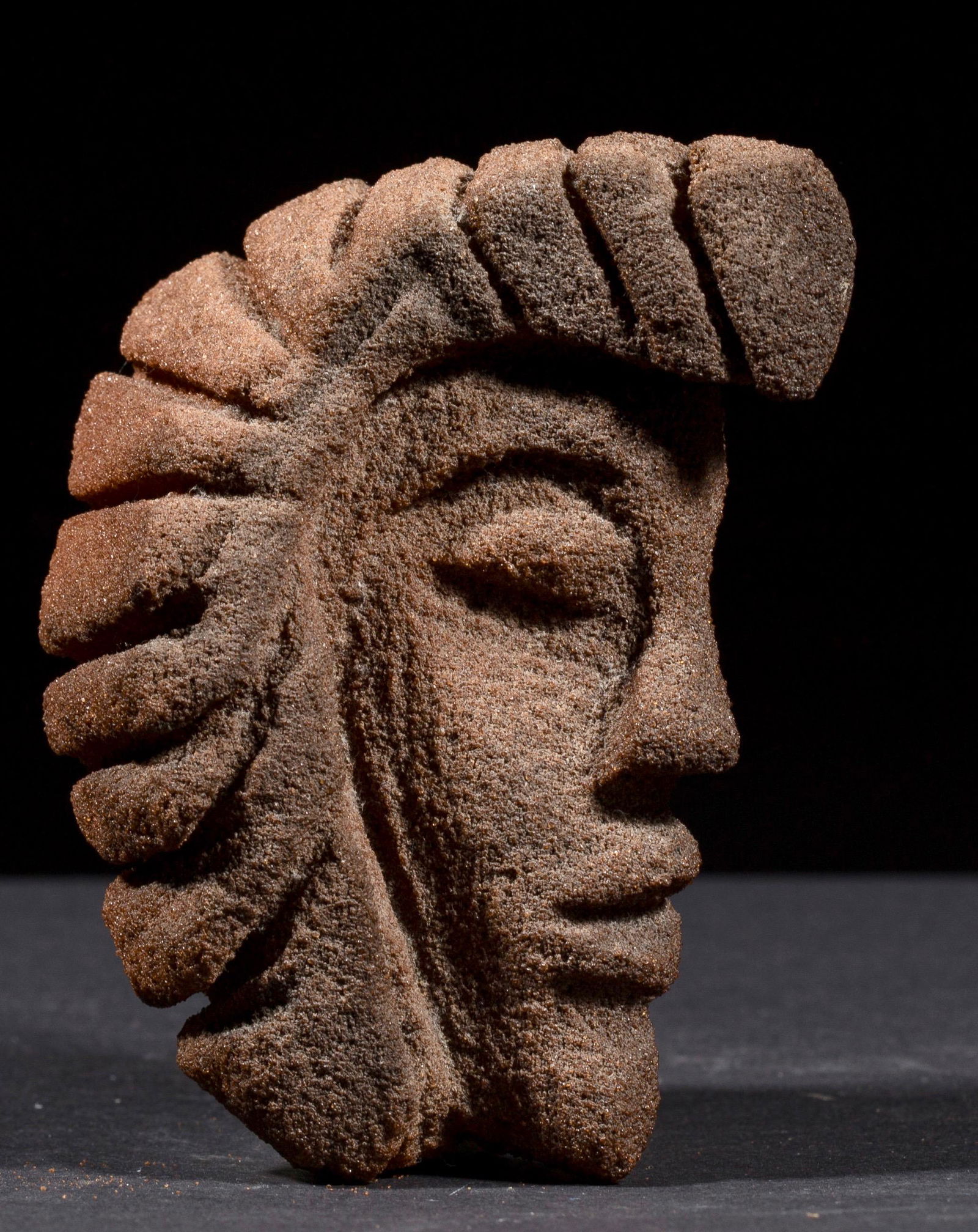 Lonnie Holley (American) Sandstone Face, Self-taught (1 of 3)