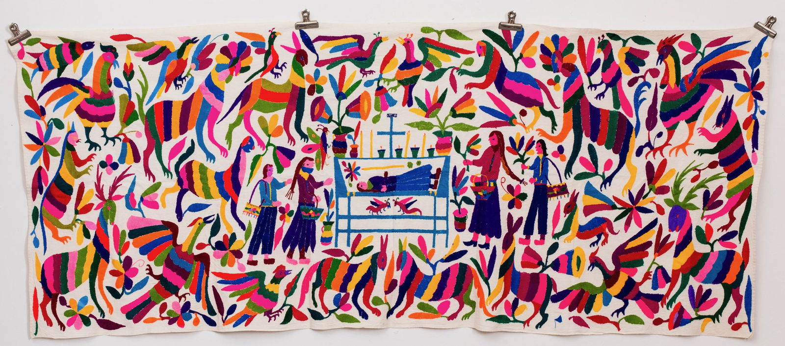 Folk Art Textile Embroidery (Mexican/Mexico) Otomi (1 of 1)