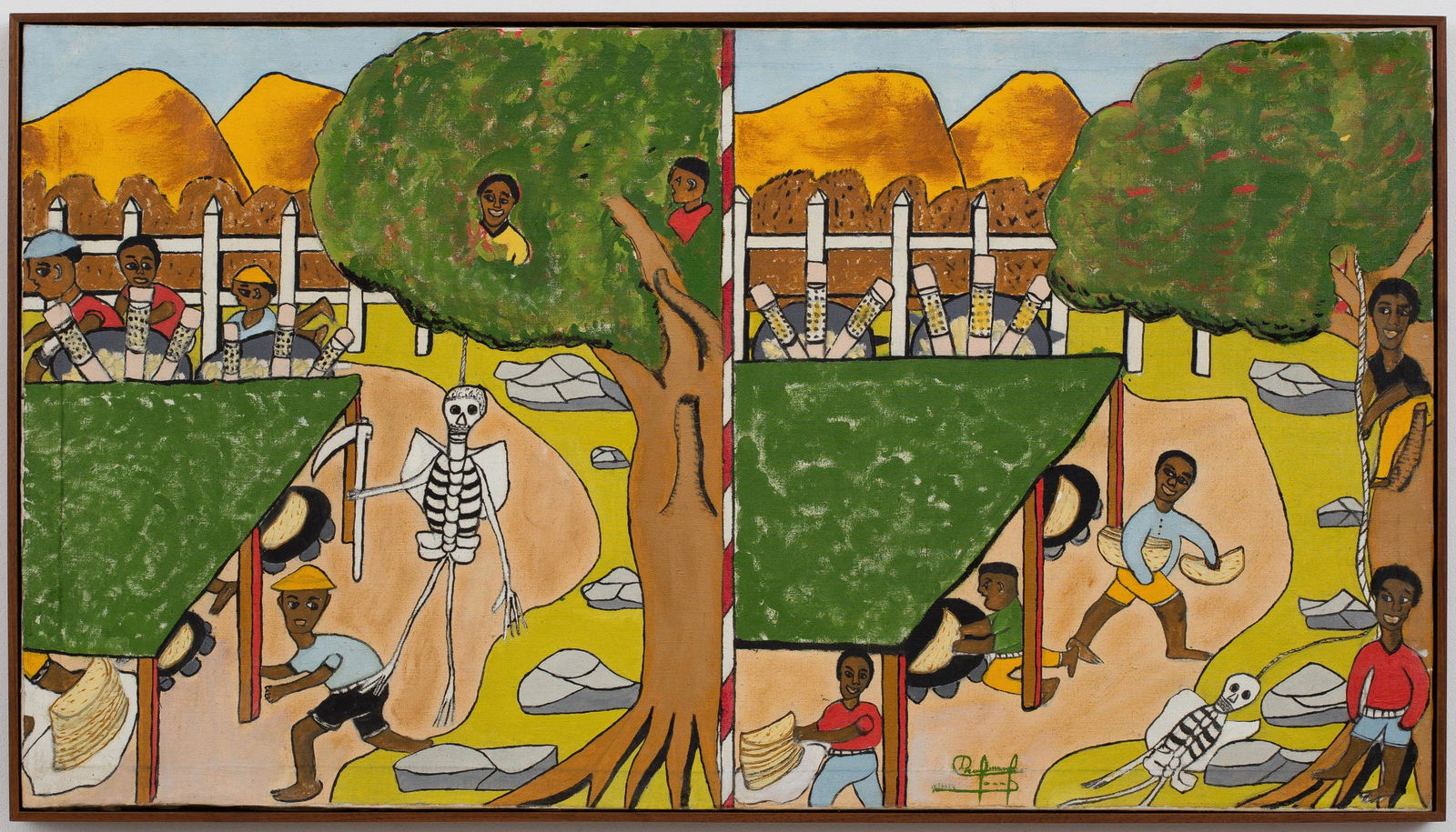 Pastor Dimet (Haitian/Haiti) Scaring Away (1 of 1)