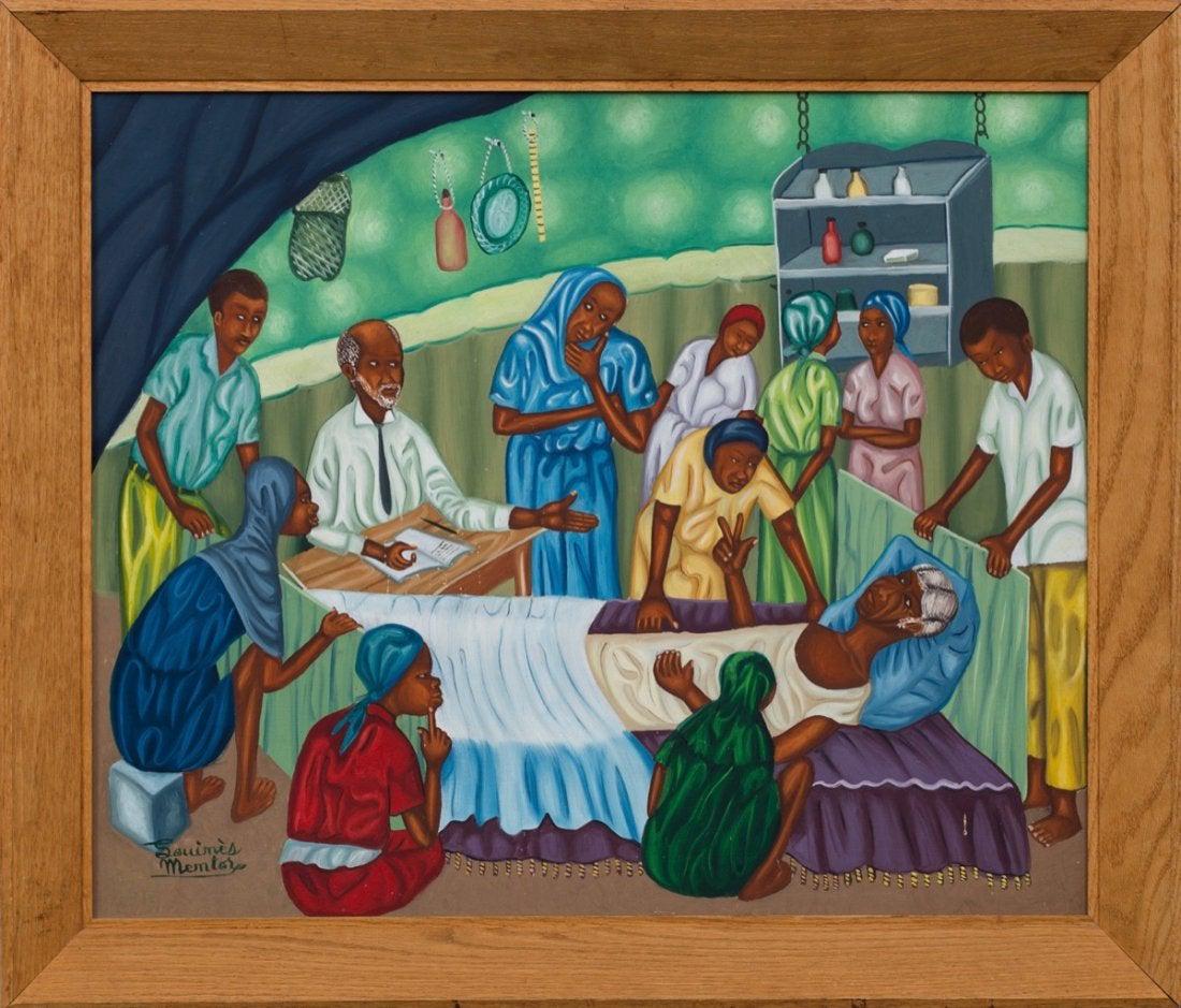 Louines Mentor (Haitian/Haiti) Reading the Will (1 of 1)