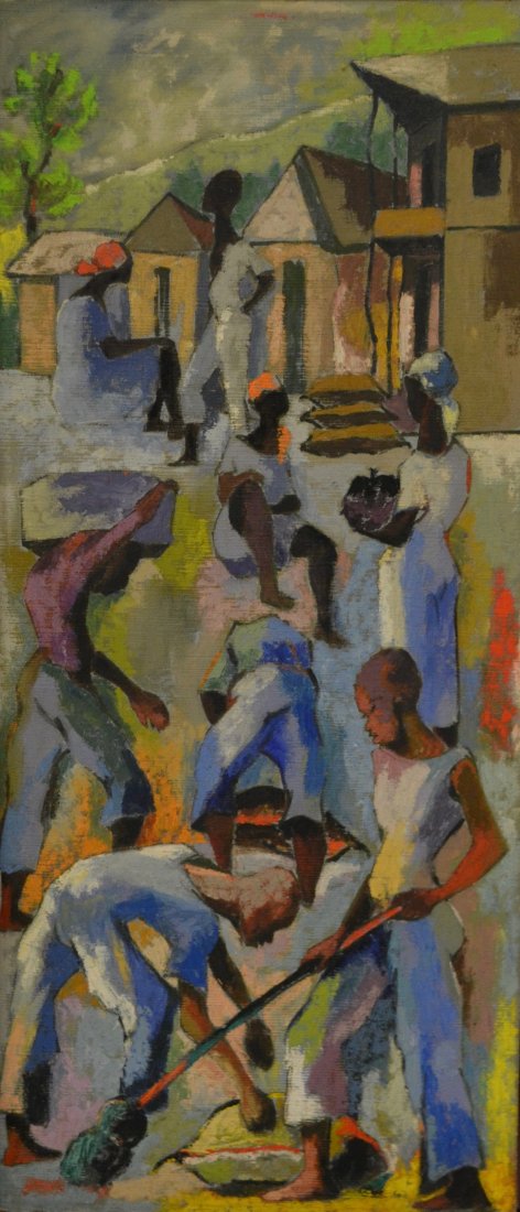 Dieudonne Cedor (Haitian/Haiti) Workers, 1960 (1 of 2)