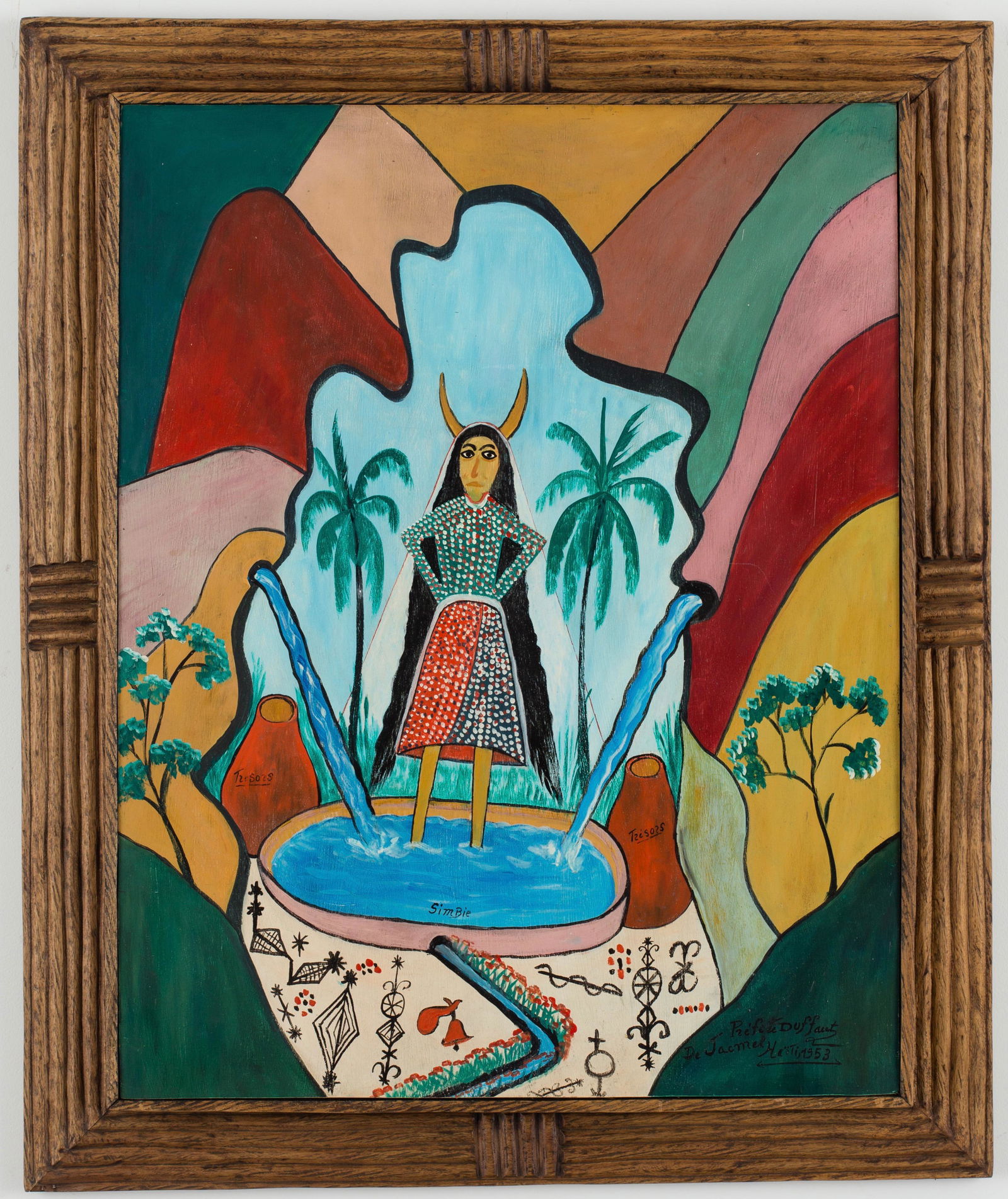 Prefete Duffaut (Haitian/Haiti) Simbie Tresors, 1953 (1 of 1)