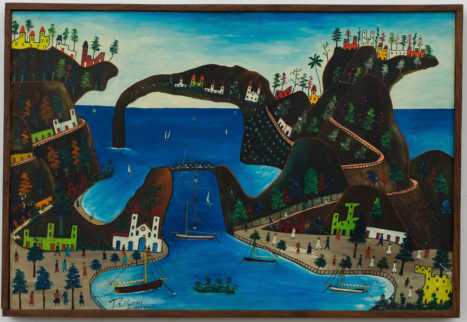 Prefete Duffaut (Haitian/Haiti) Ville Imaginaire, 1963 (1 of 1)