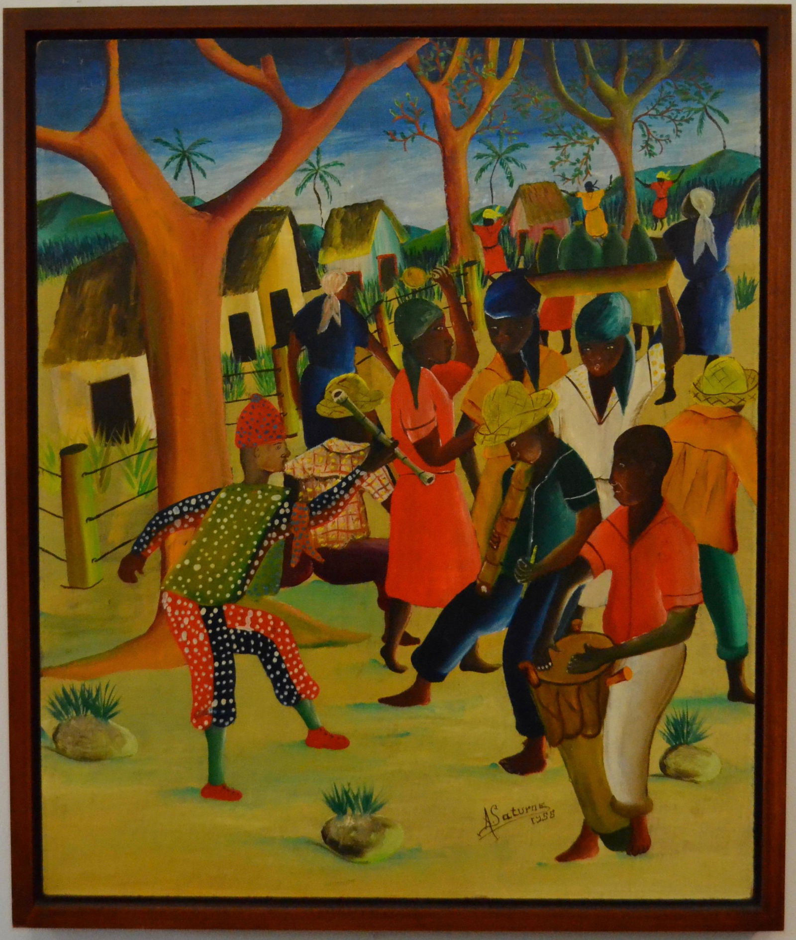Andre Saturne  (Haitian/Haiti) Rural RaRa, 1955 (1 of 2)