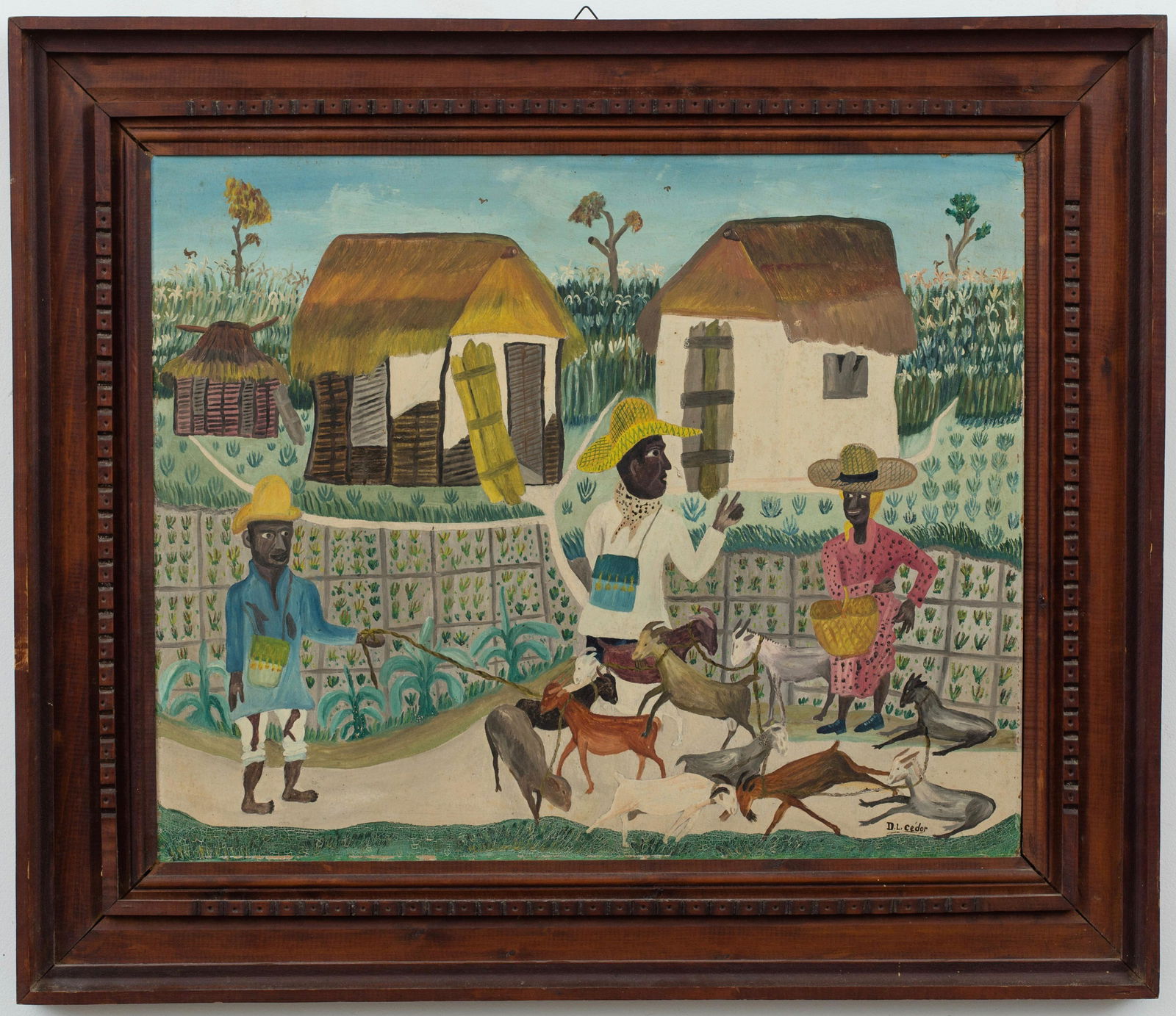 Dieudonne Cedor (Haitian/Haiti) Goat Herder, circa 1947 (1 of 1)