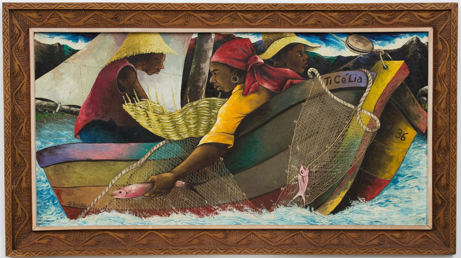 Jacques Enguerrand Gourgue (Haitian/Haiti) Fishing Boat (1 of 1)