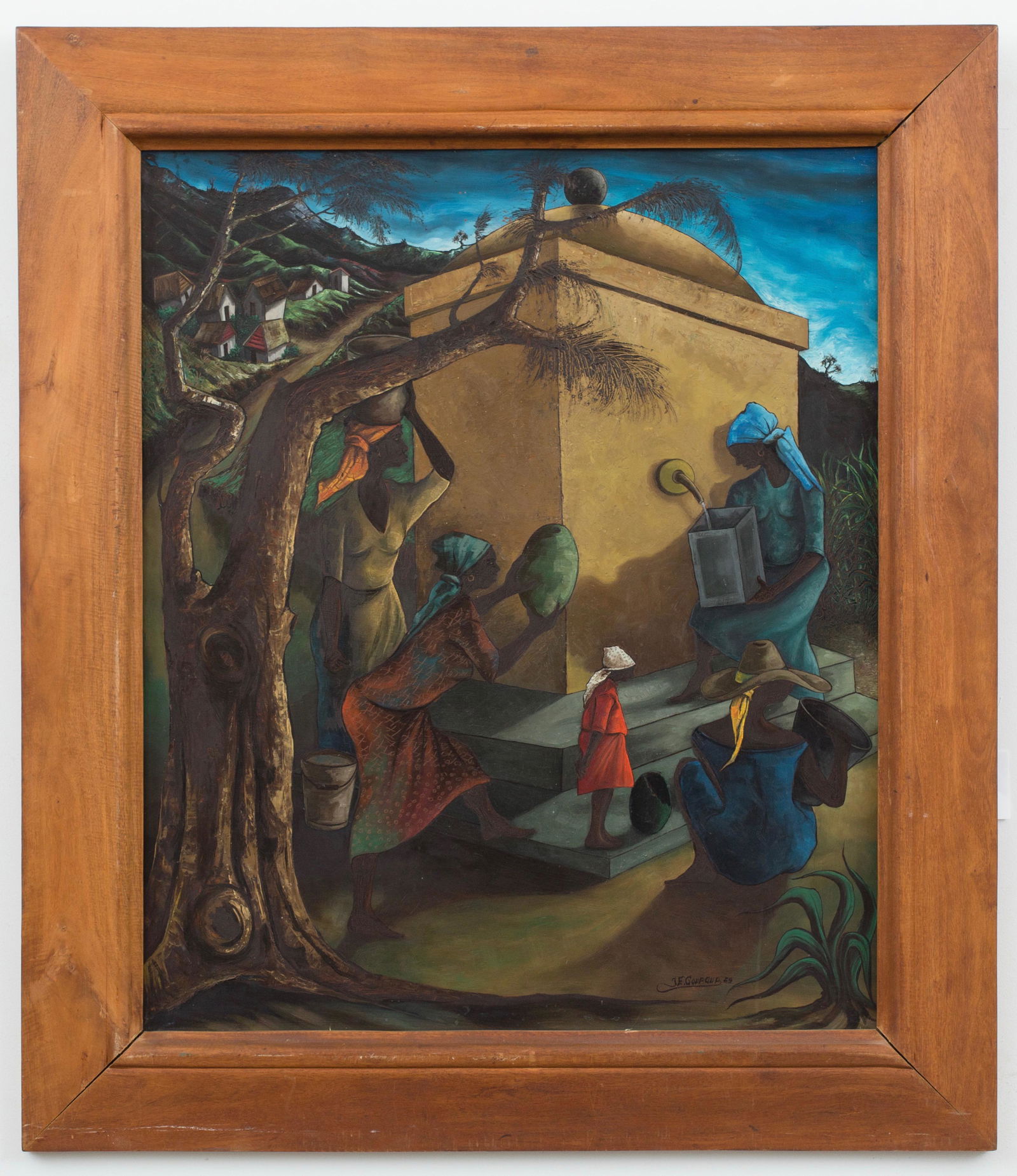 Jacques Enguerrand Gourgue (Haitian/Haiti), Fountain (1 of 1)