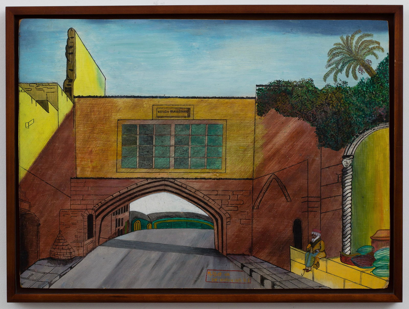 M. Blot (Haitian/Haiti) Village, Self-taught, Caribbean (1 of 1)