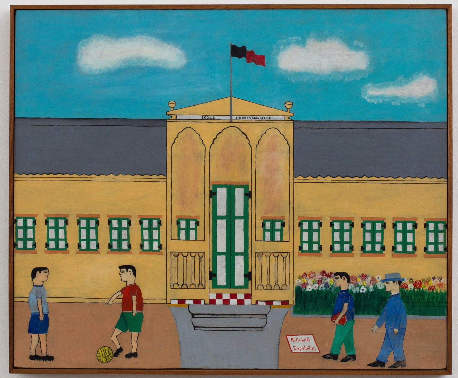 Alfred Gabriel (Haitian/Haiti) School Scene, Caribbean (1 of 1)