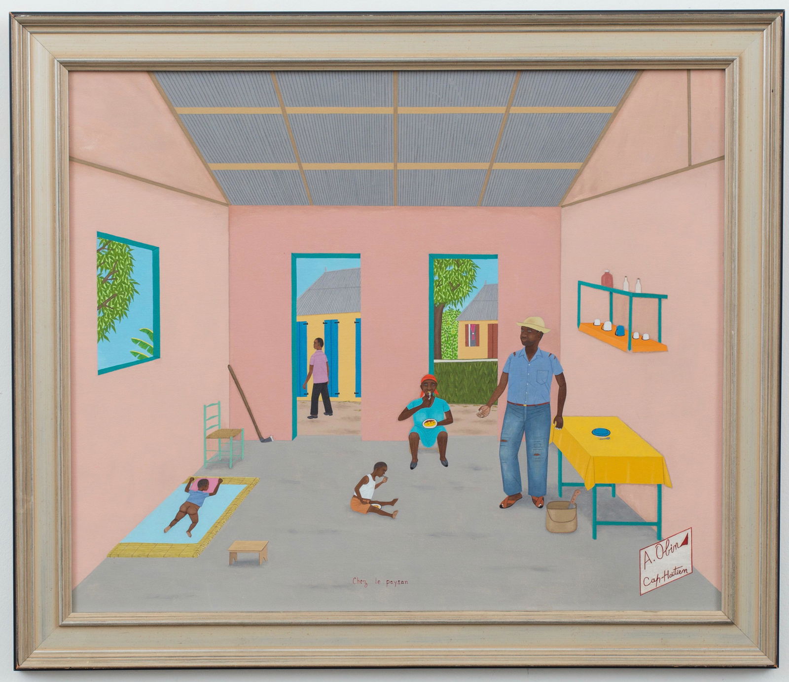 Antoine Obin (Haitian/Haiti) Interior Scene, 1970s (1 of 1)