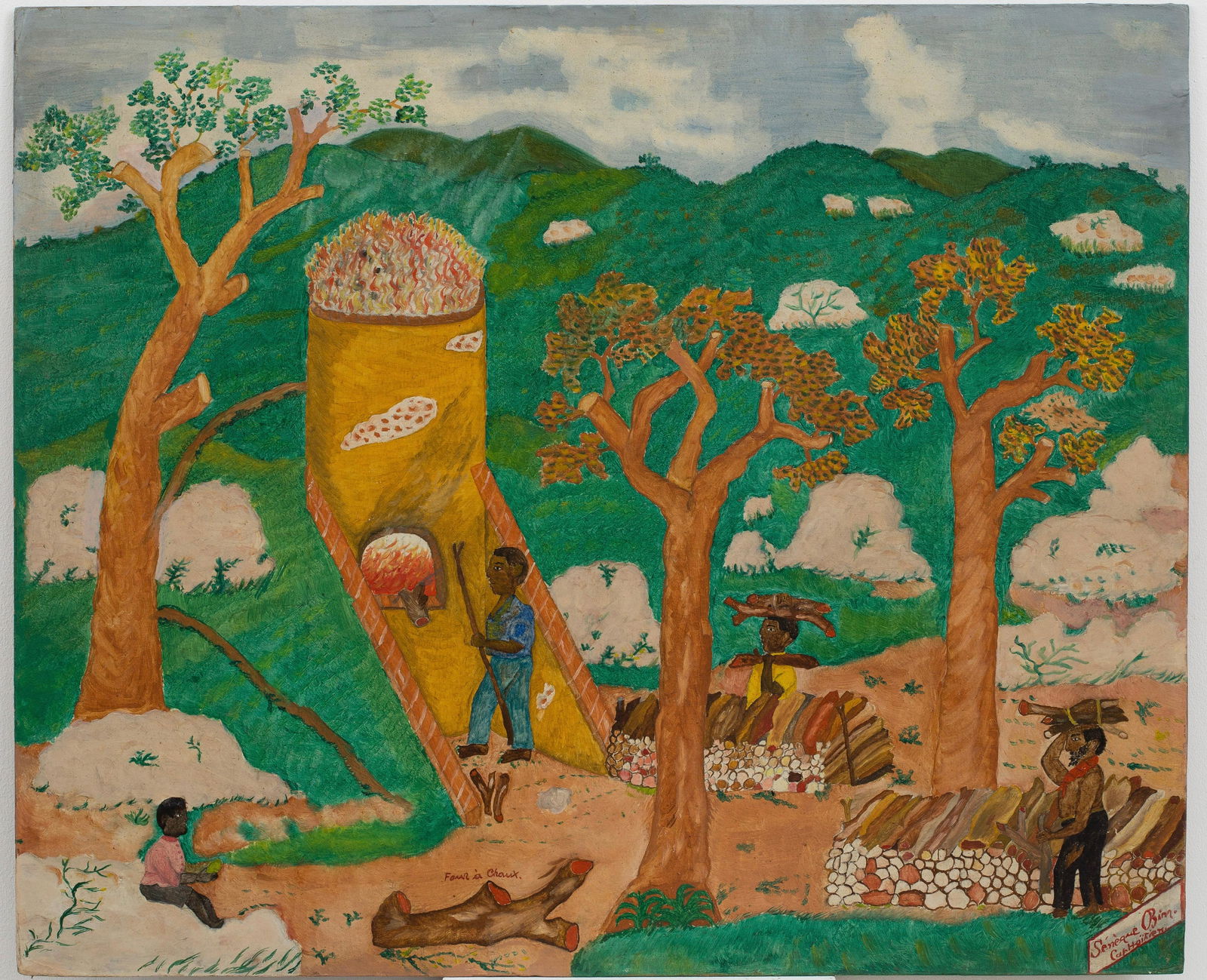 Seneque Obin (Haitian/Haiti) Early Folk Landscape (1 of 1)