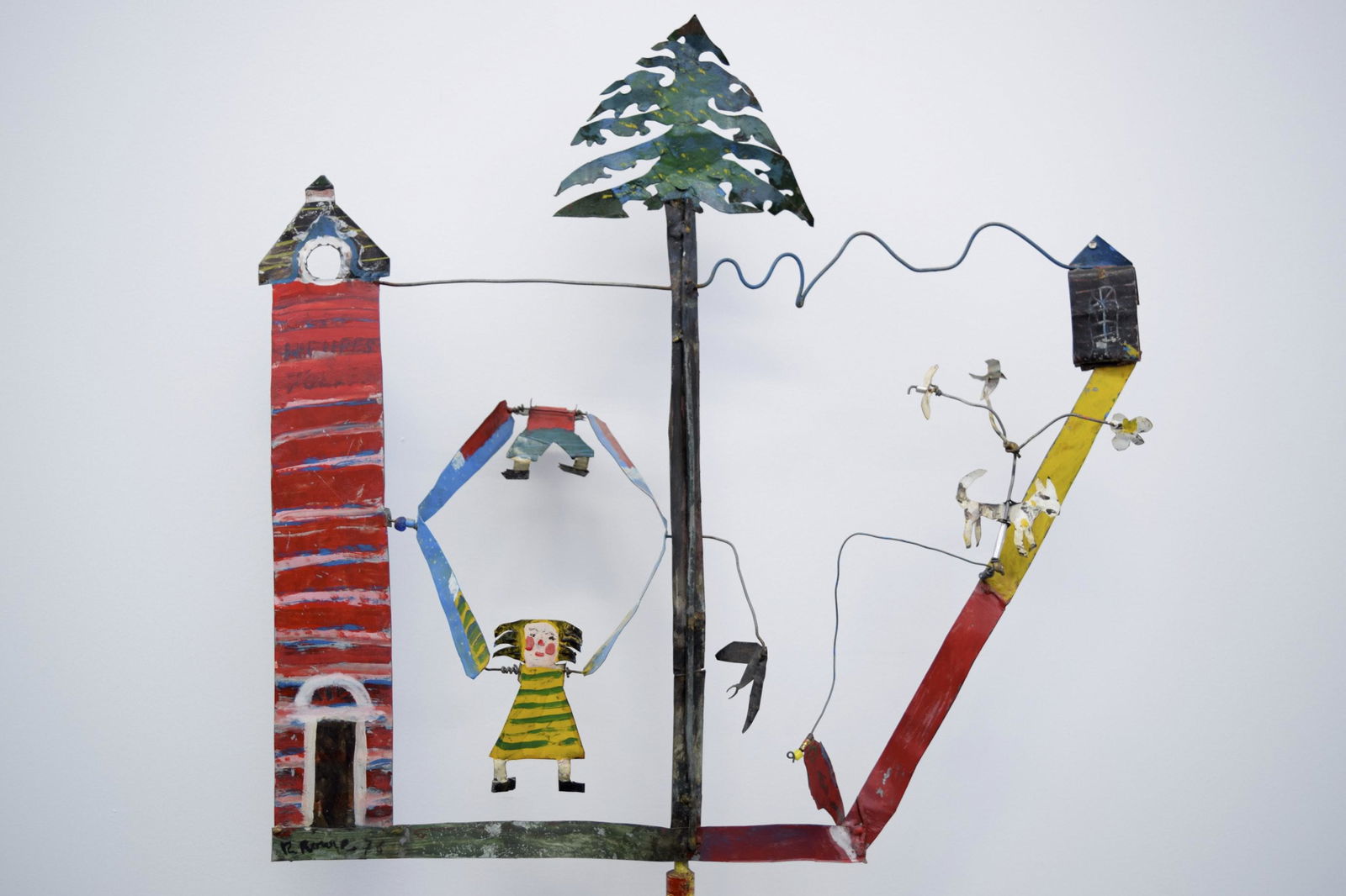 Roland Roure (French/France) Whirligig, Kinetic, Folk (1 of 3)