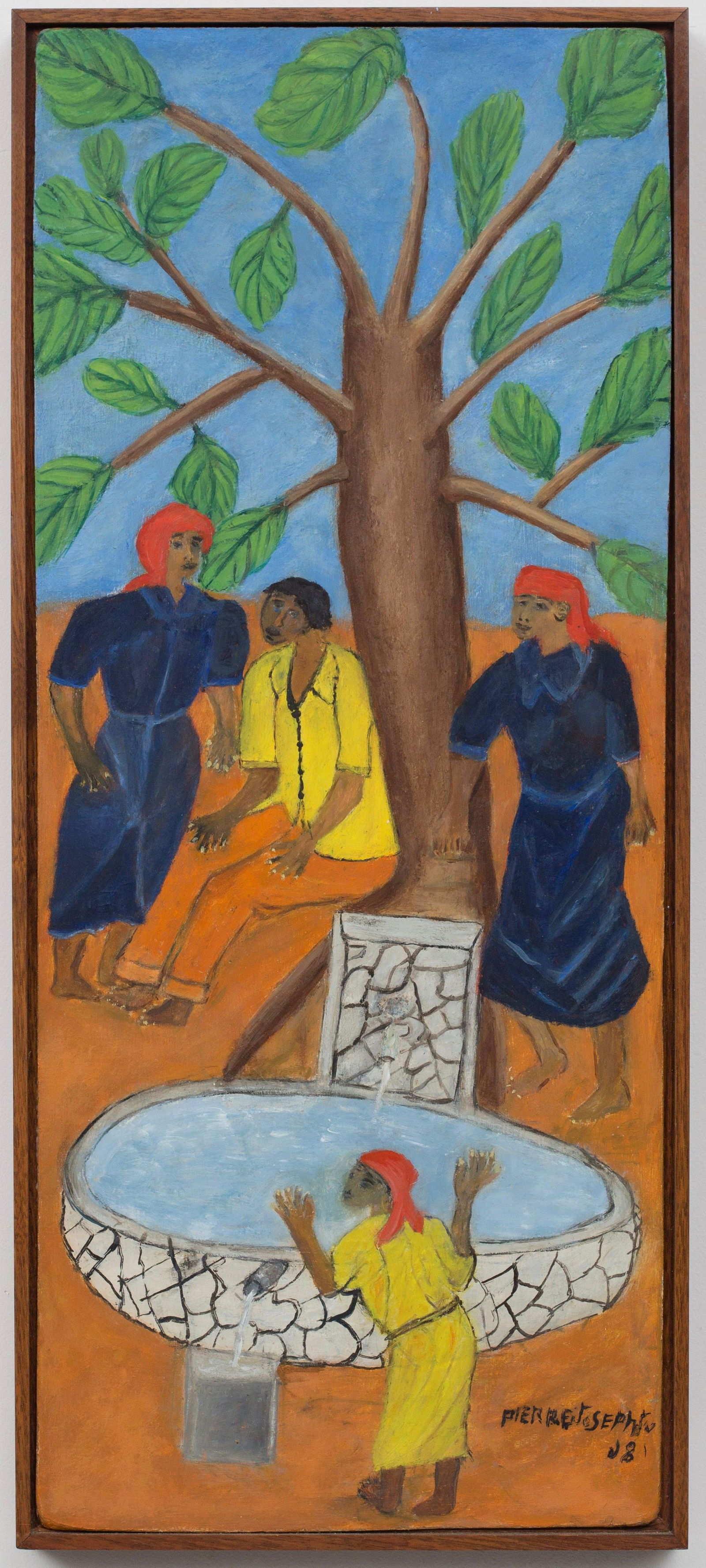Pierre Joseph Valcin (Haitian/Haiti) At Well (1 of 1)