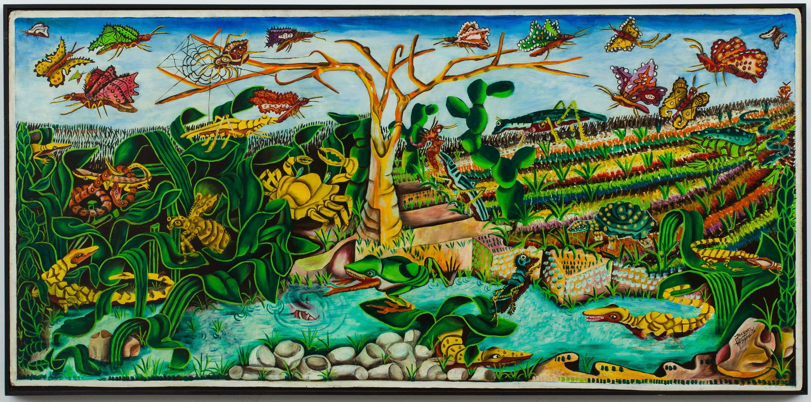 Jacques Hyppolite (Haitian/Haiti) Dreamscape, Surreal (1 of 1)