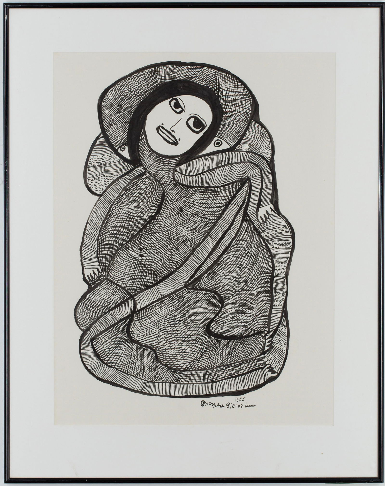 Prosper Pierre-Louis (Haitian/Haiti) St. Soleil Drawing (1 of 1)