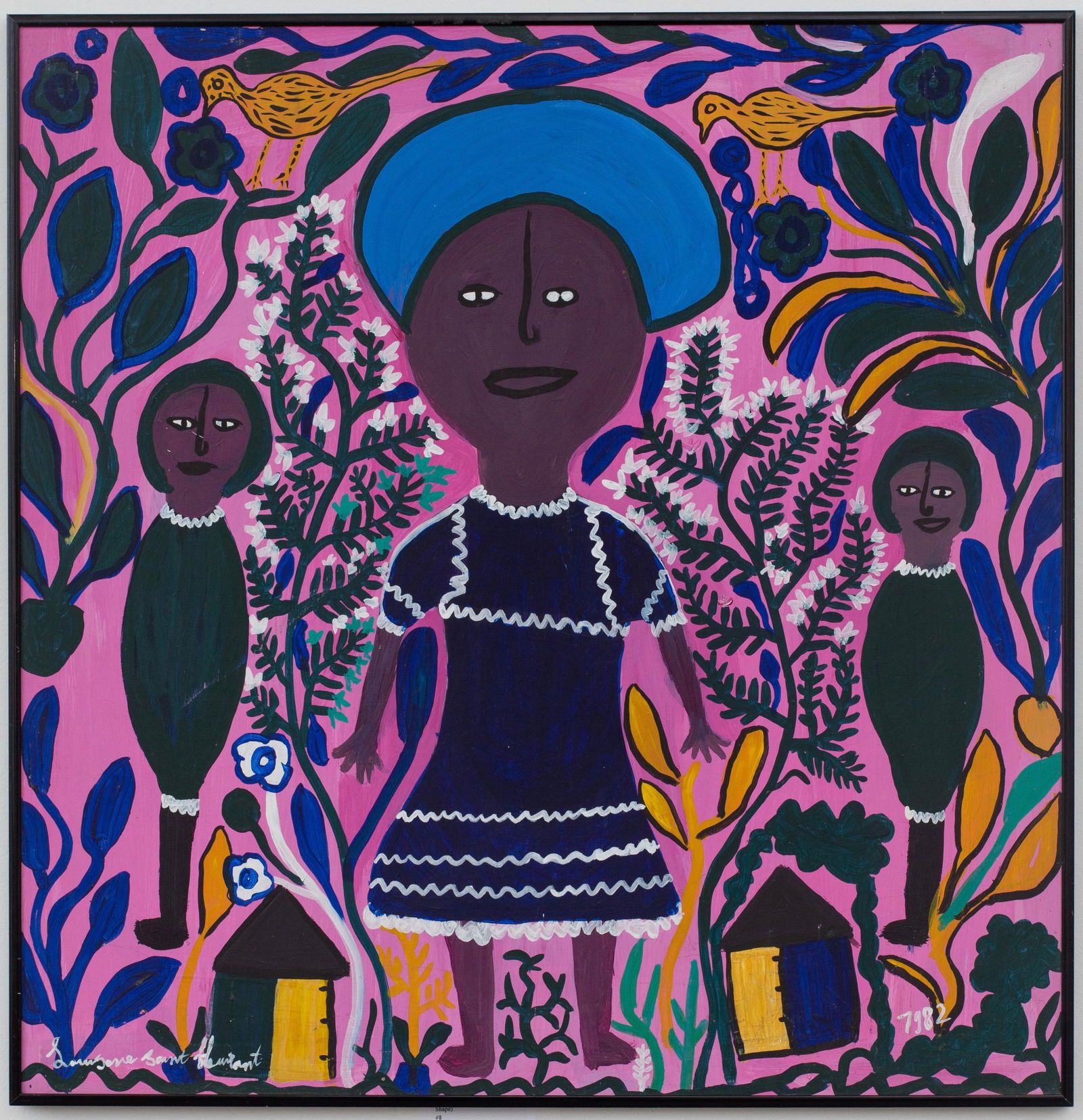 Louisiane Saint Fleurant (Haitian) Three Figures, 1982 (1 of 1)