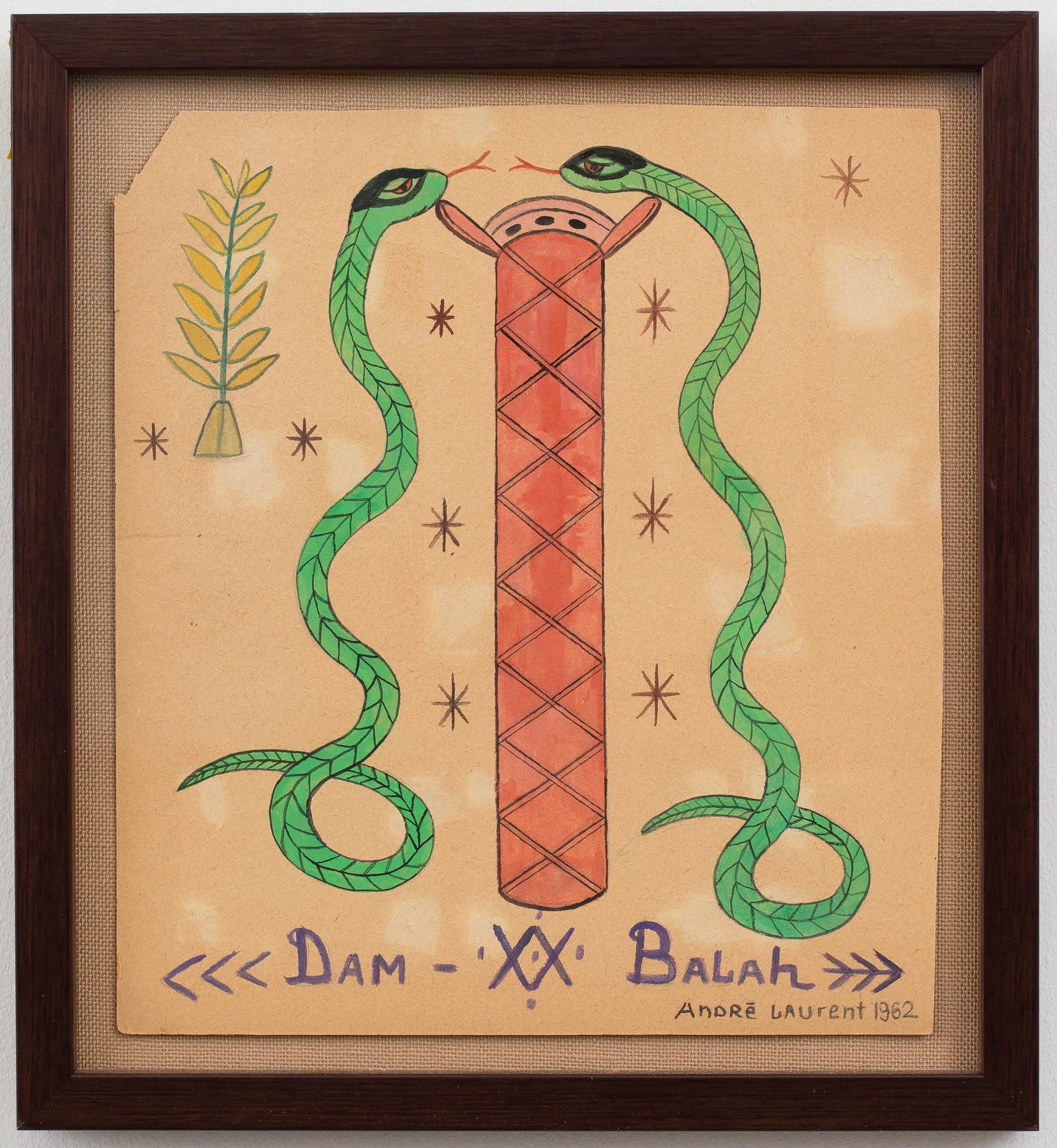 Andre Laurent (Haitian/Haiti) Dambala, Vodou (1 of 1)