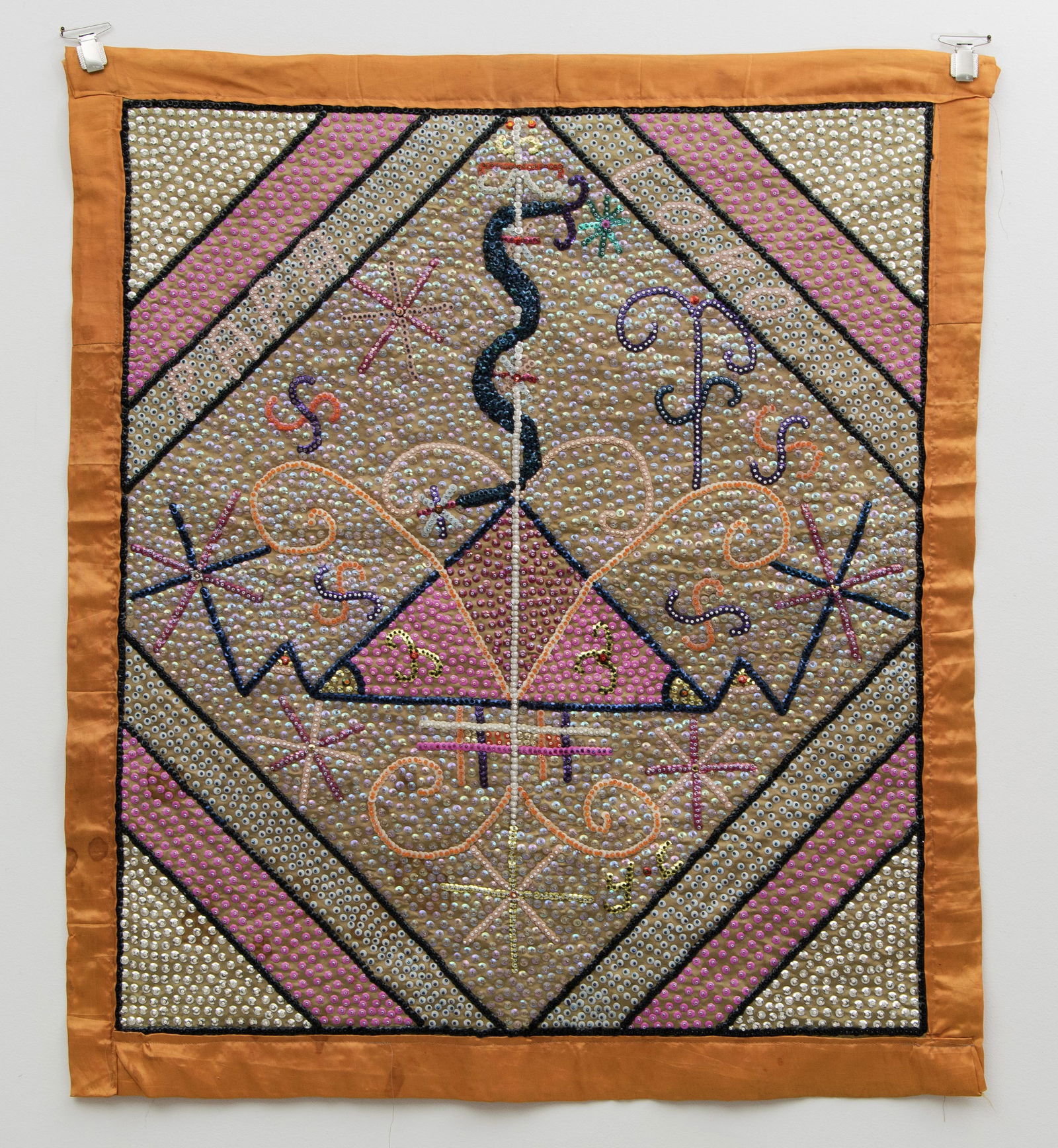 Haitian Drapeau, Vodou Flag, Papa Loko, Haiti (1 of 1)