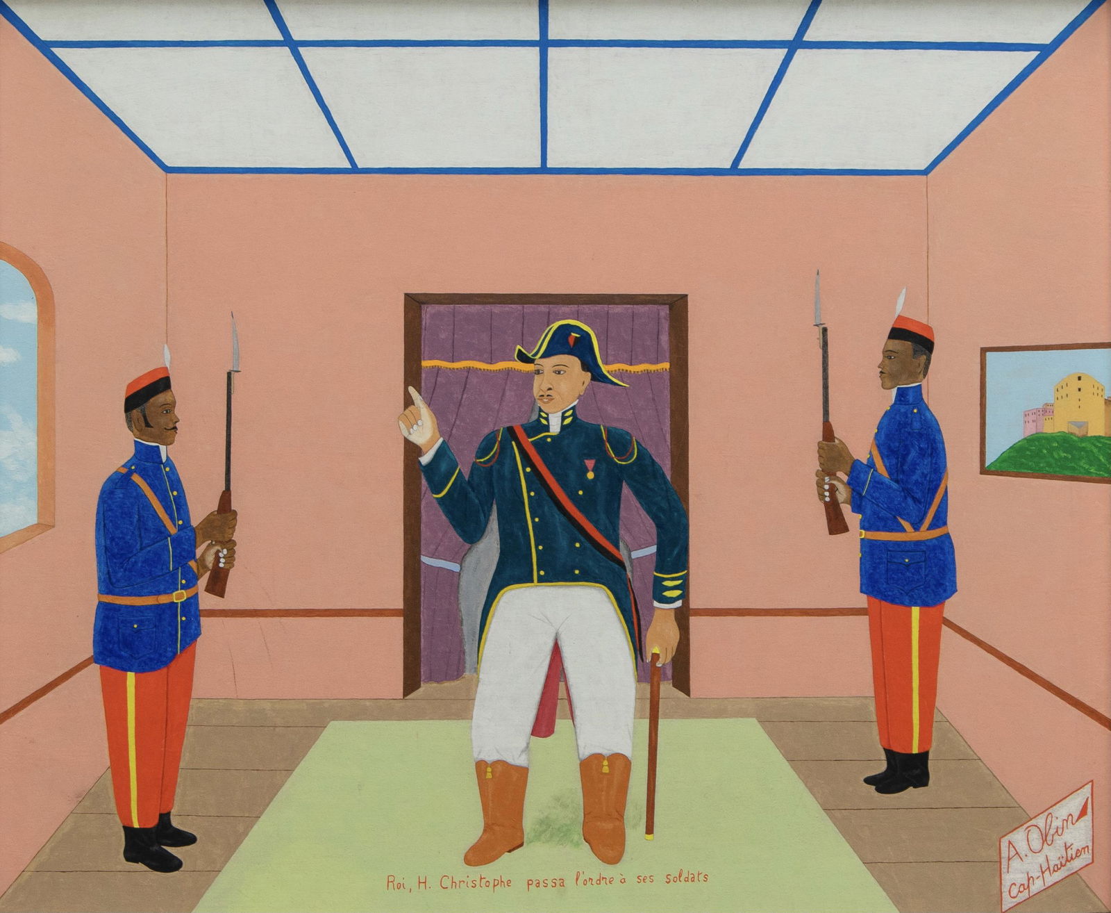 Antoine Obin (Haitian) Henri Christophe, Military (1 of 2)