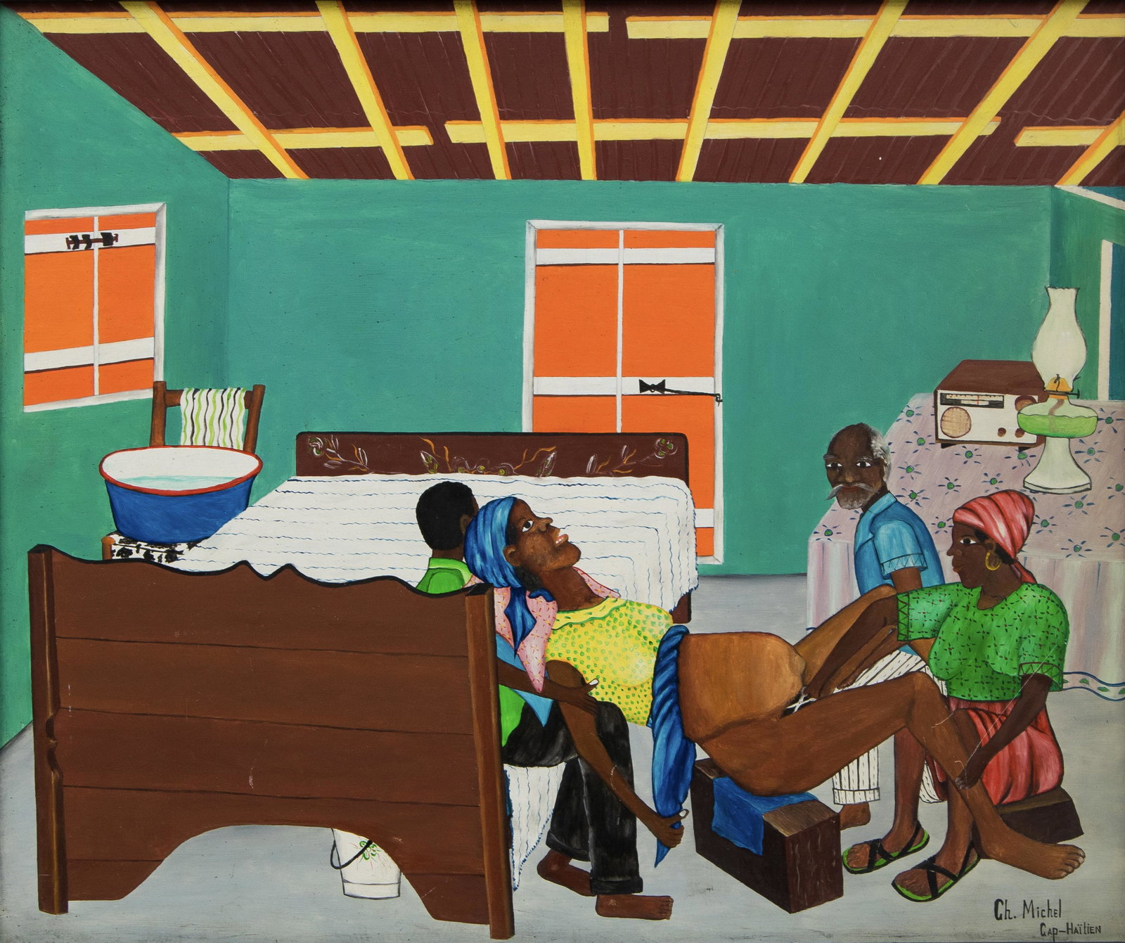 Charles Michel (Haitian/Haiti) Birth, Interior (1 of 3)
