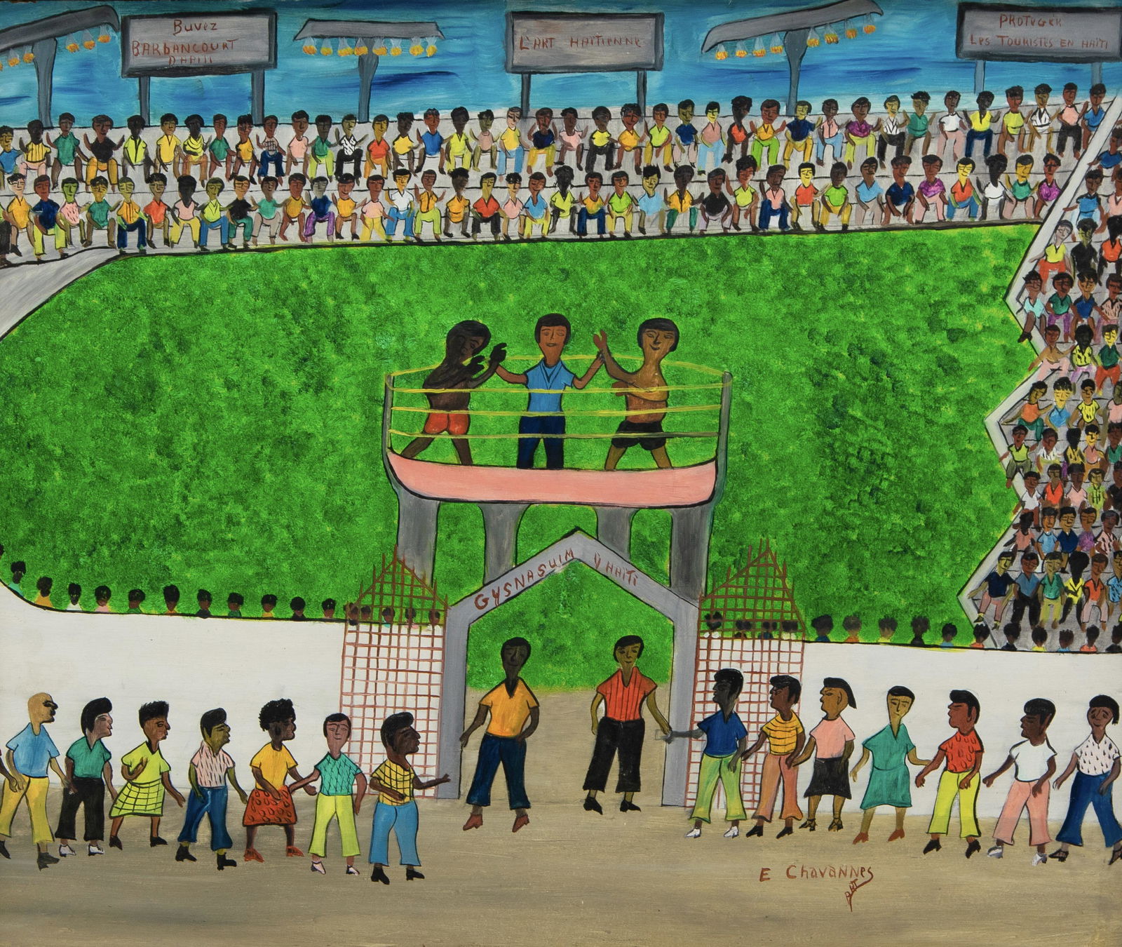 Etienne Chavannes (Haitian/Haiti) Boxing Match Event (1 of 2)