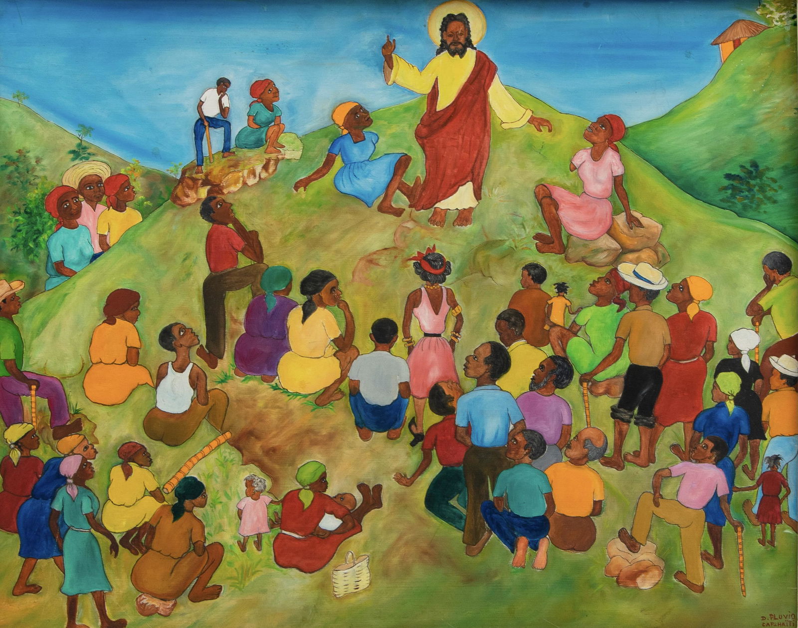 Dieudonne Pluviose (Haitian/Haiti) Jesus Sermon Mount (1 of 2)