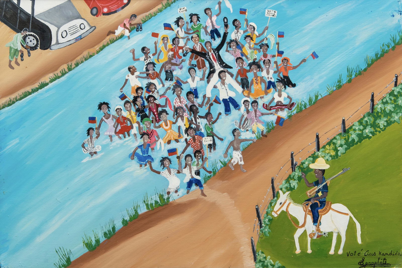 Ernst Prophete (Haitian/Haiti) Democracy In Action (1 of 2)