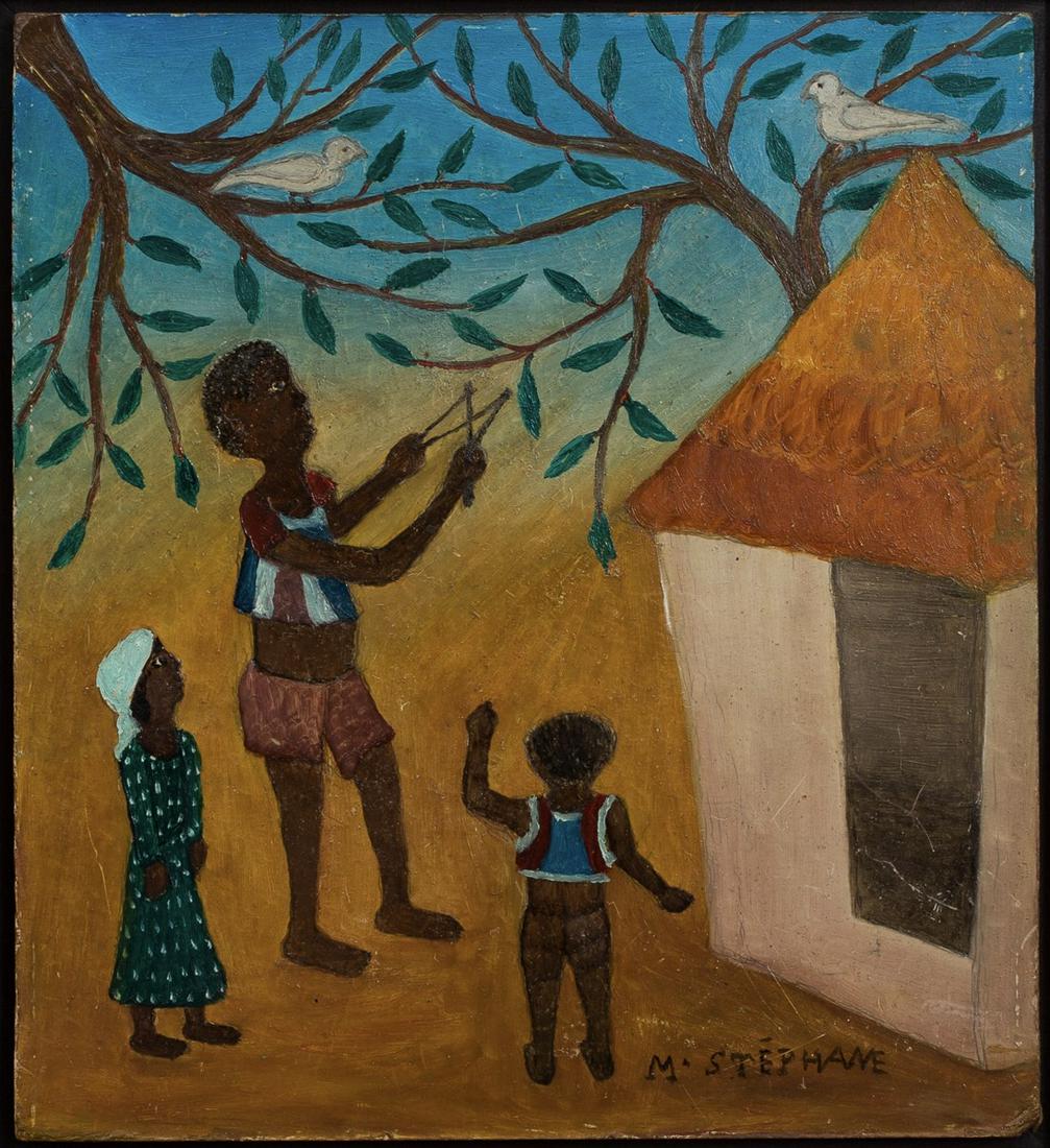 Micius Stephane (Haitian/Haiti) Slingshot, Birds (1 of 2)