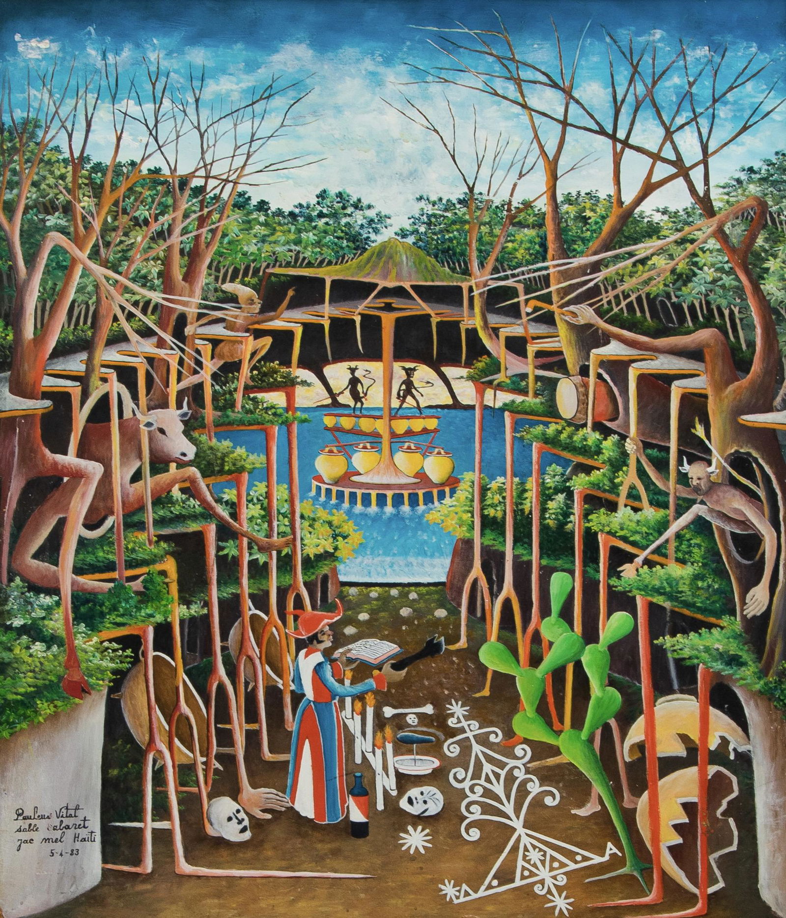 Pauleus Vital (Haitian/Haiti) Vodou Ceremony (1 of 3)