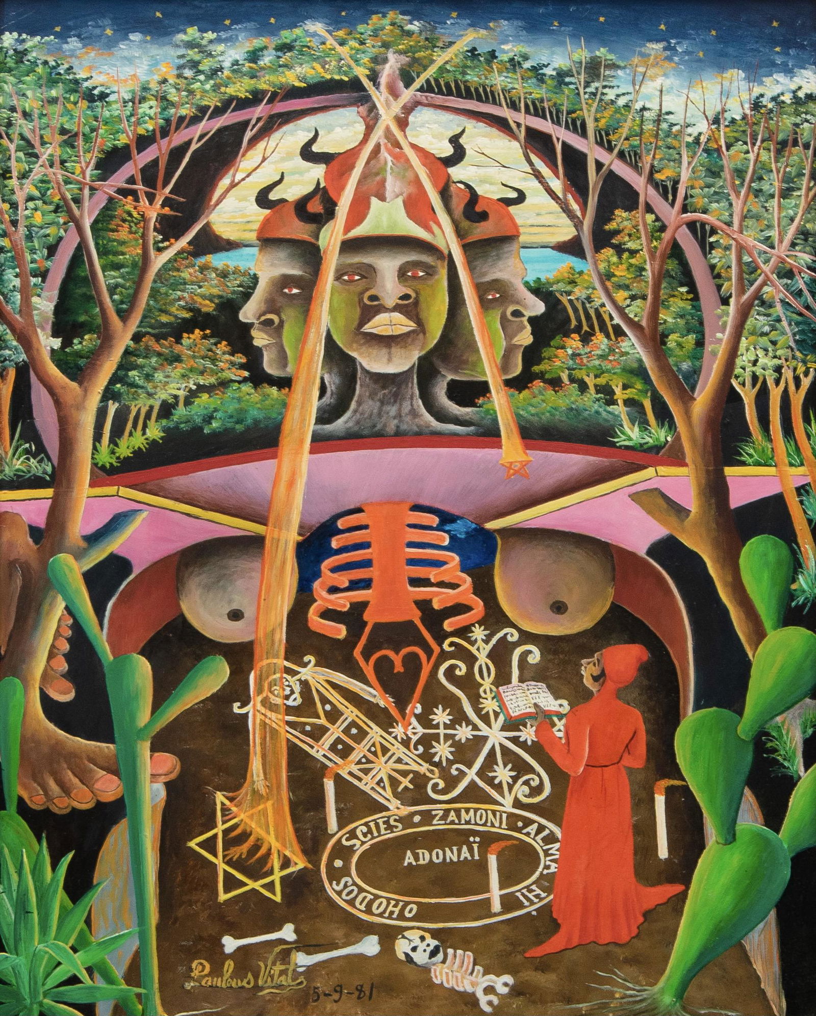 Pauleus Vital (Haitian/Haiti) Syncretic Ceremony (1 of 2)