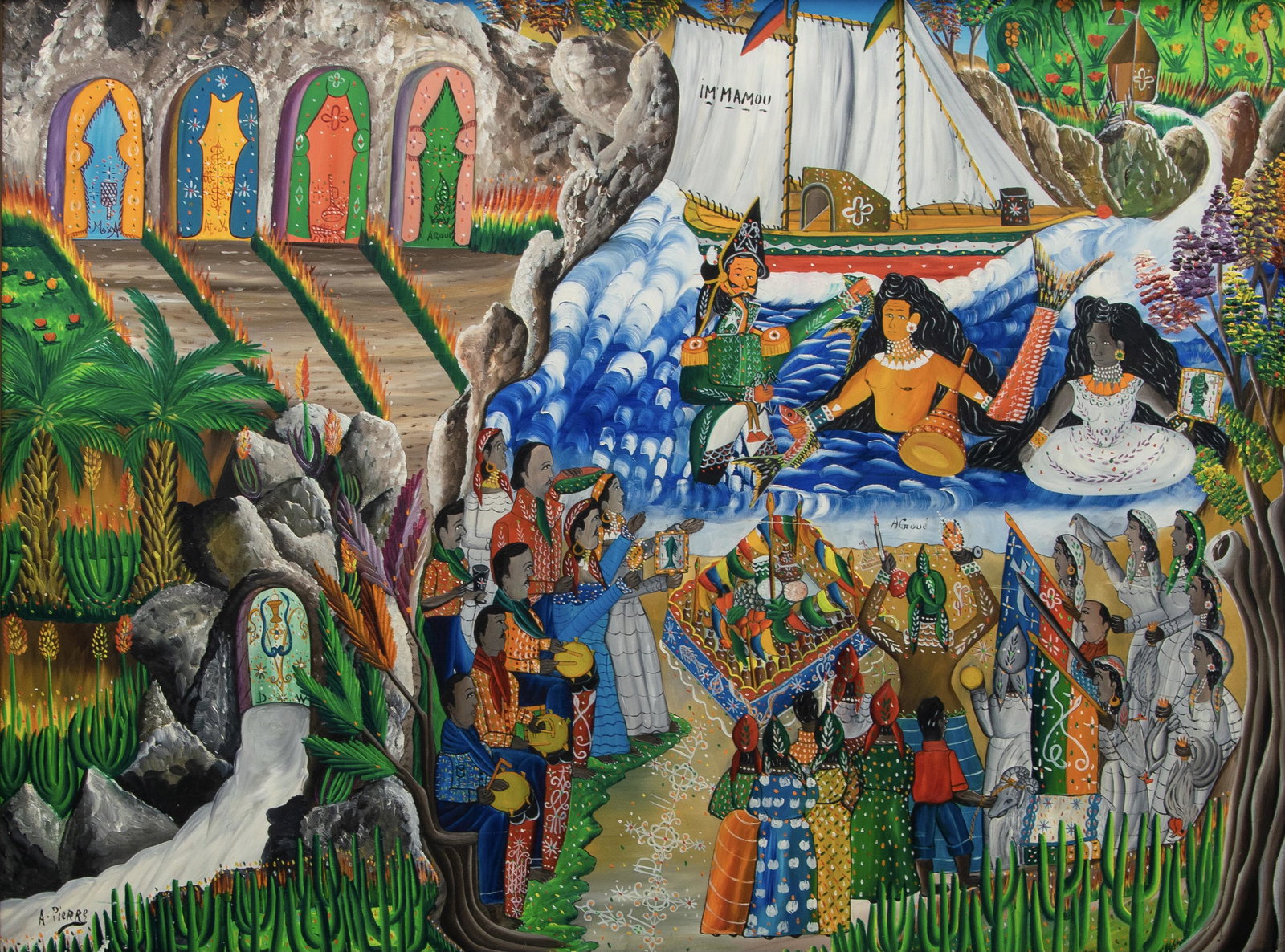 Andre Pierre (Haitian/Haiti) Immamou Agoue Ceremony (1 of 4)