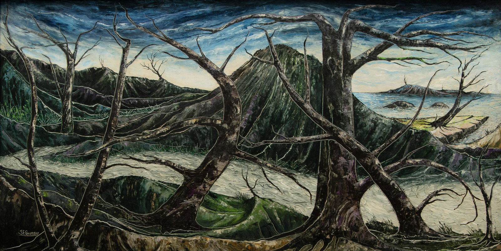 Jacques Enguerrand Gourgue (Haitian/Haiti) Surreal (1 of 2)